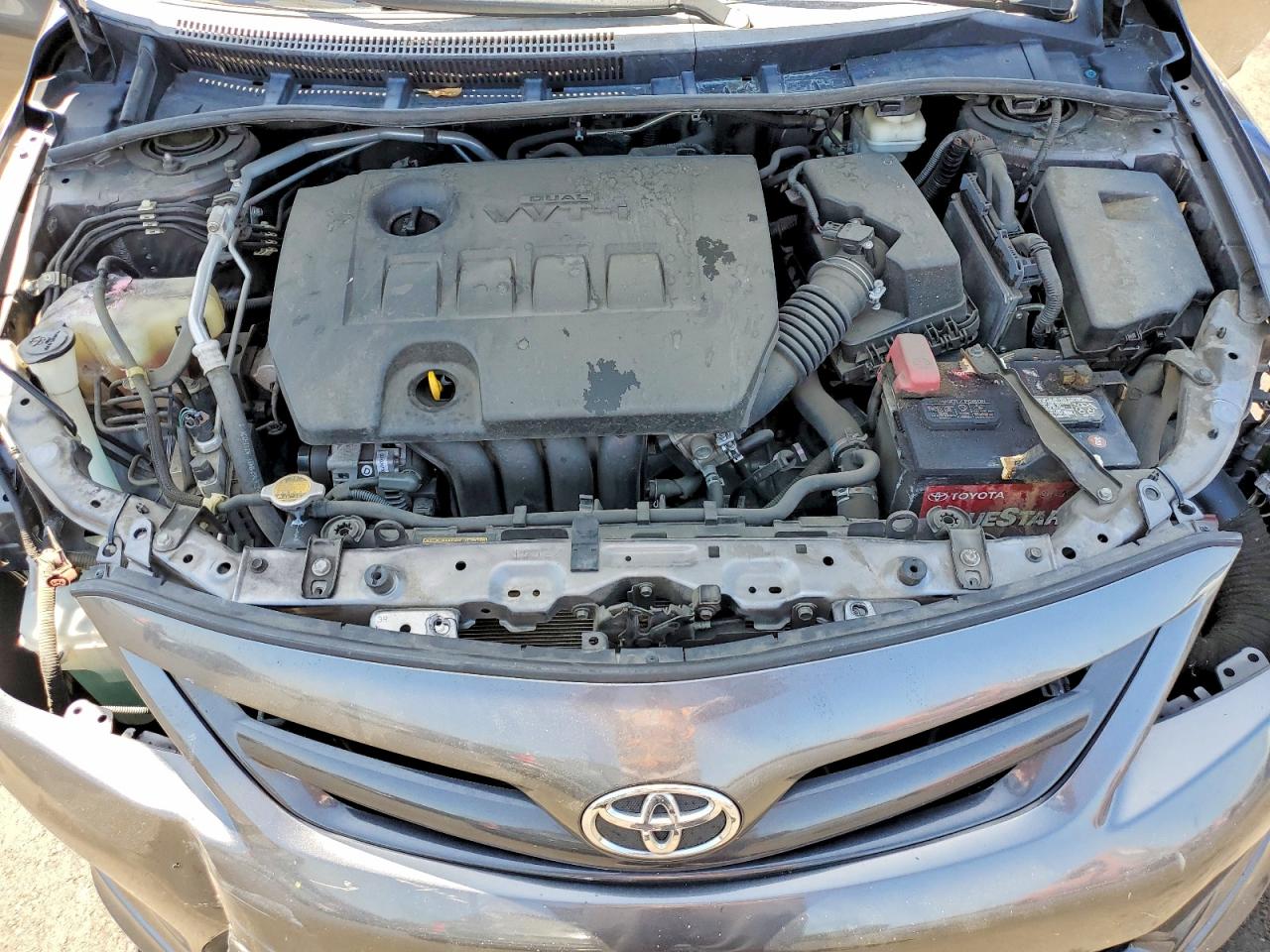 2013 Toyota Corolla S Gray vin: 5YFBU4EE4DP219774