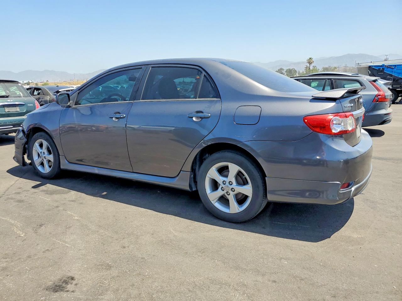 2013 Toyota Corolla S Gray vin: 5YFBU4EE4DP219774