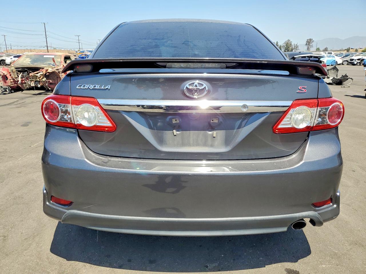 2013 Toyota Corolla S Gray vin: 5YFBU4EE4DP219774