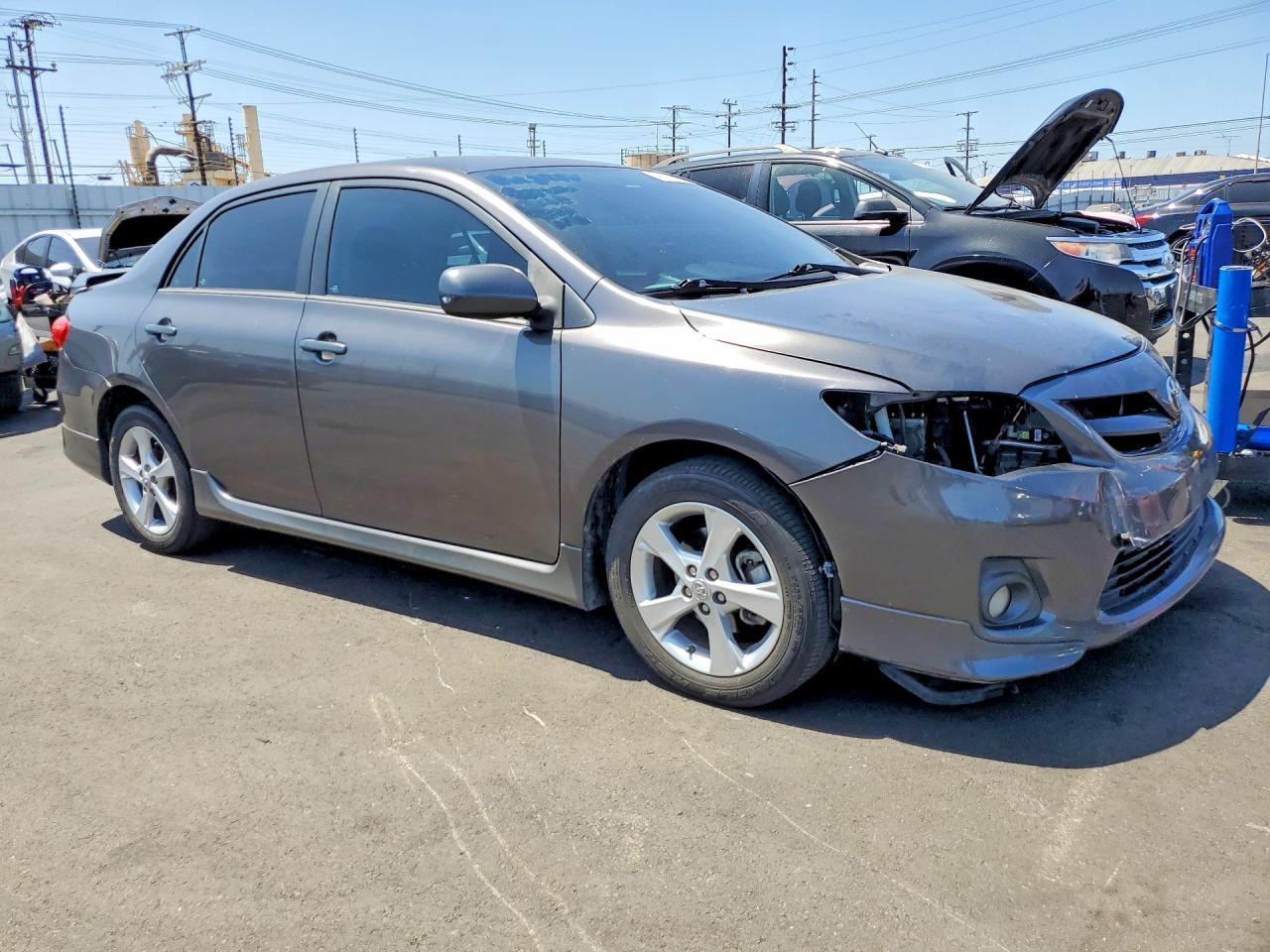 2013 Toyota Corolla S Gray vin: 5YFBU4EE4DP219774