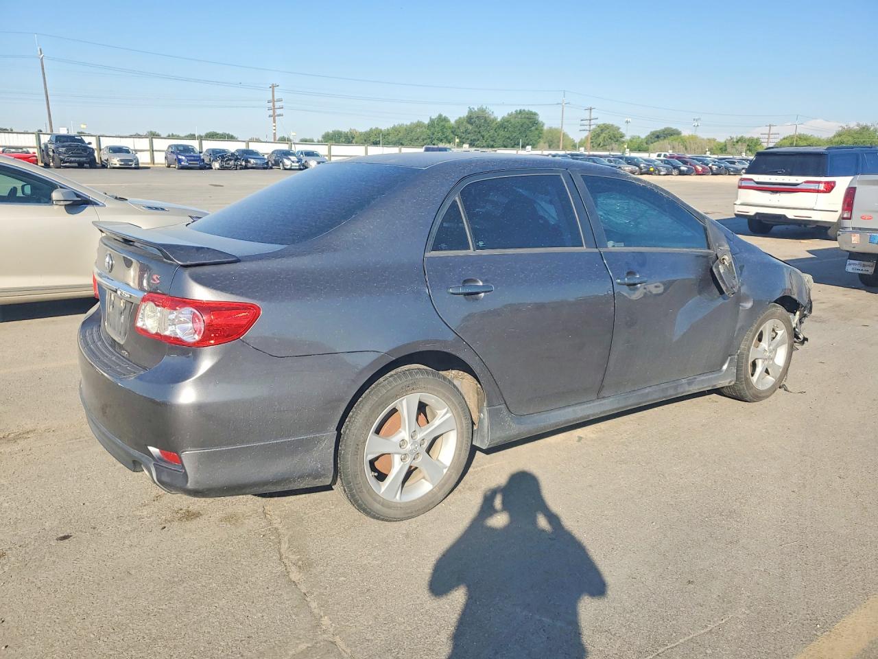 2013 Toyota Corolla S Угольный vin: 5YFBU4EE4DP224831