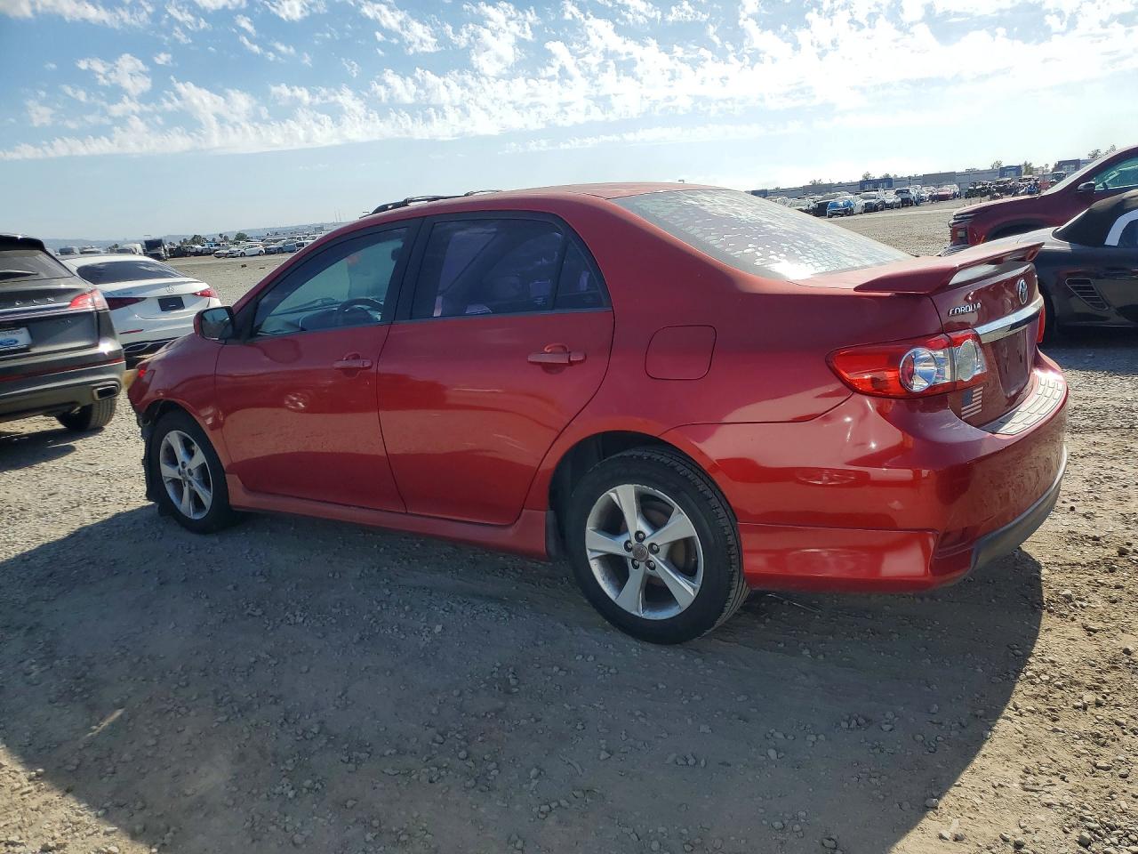 2012 Toyota Corolla S Red vin: 5YFBU4EE5CP002815