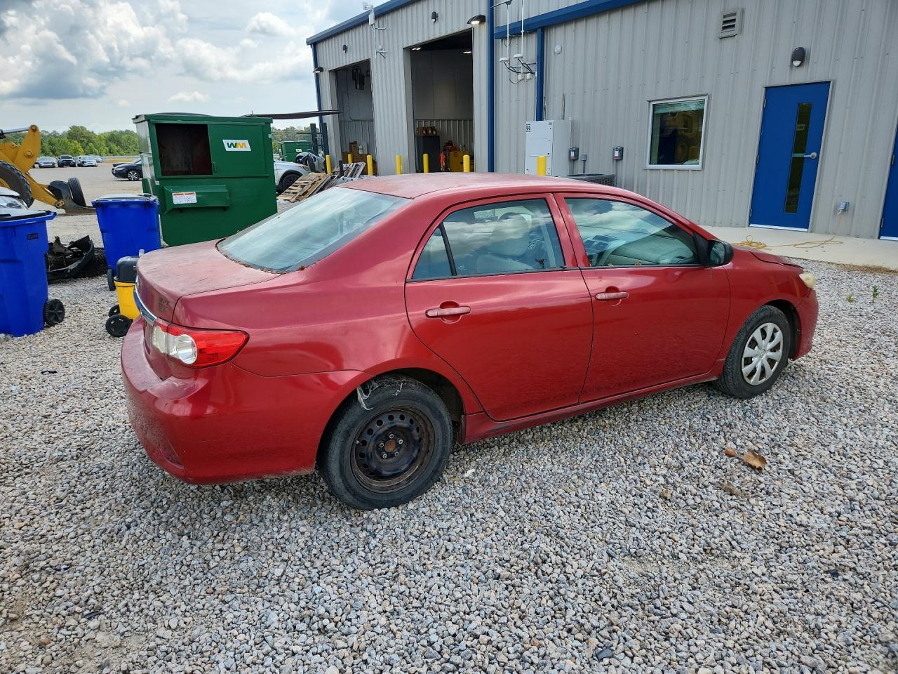 2012 Toyota Corolla L Red vin: 5YFBU4EE5CP005987