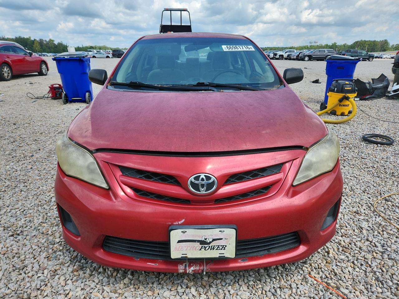 2012 Toyota Corolla L Red vin: 5YFBU4EE5CP005987