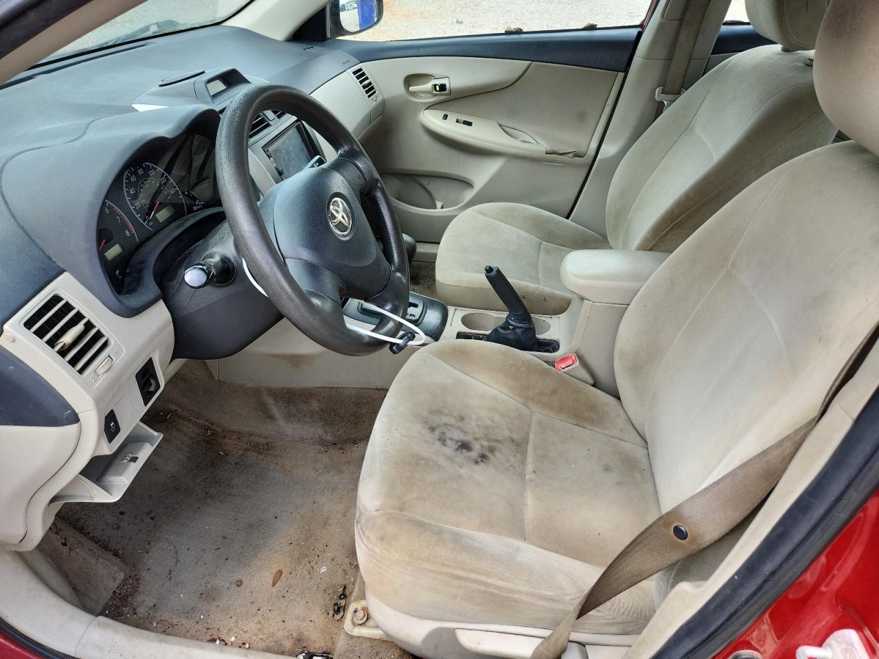 2012 Toyota Corolla L Red vin: 5YFBU4EE5CP005987