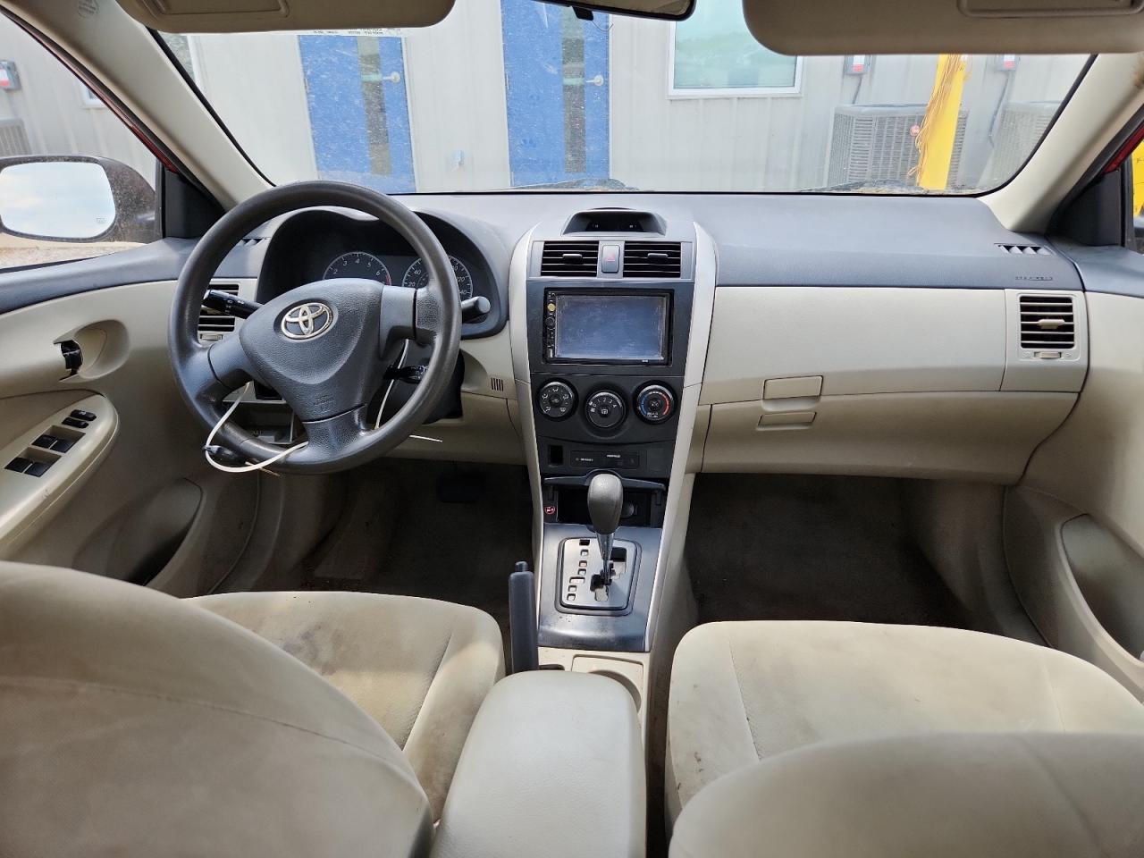 2012 Toyota Corolla L Red vin: 5YFBU4EE5CP005987