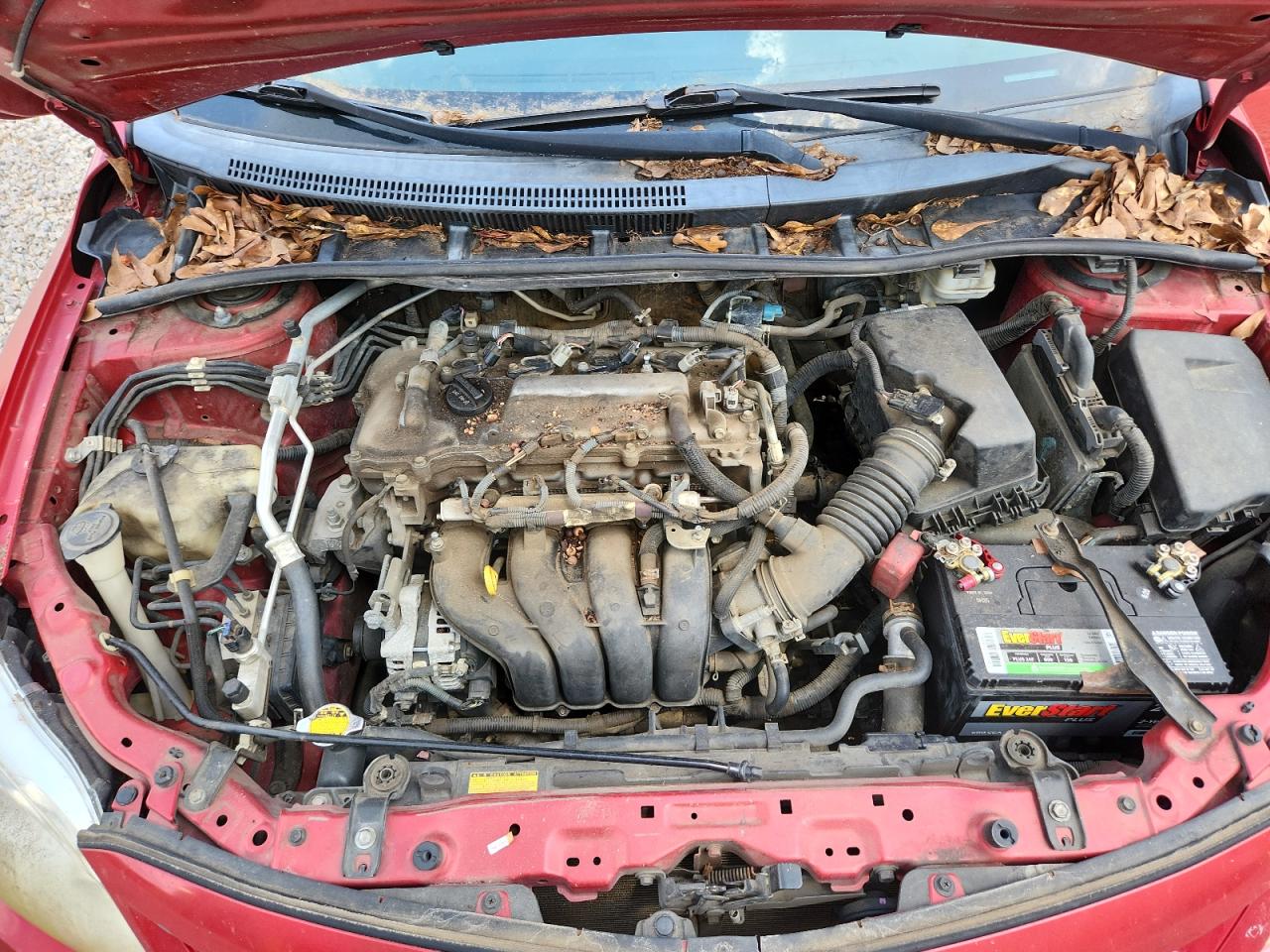2012 Toyota Corolla L Red vin: 5YFBU4EE5CP005987