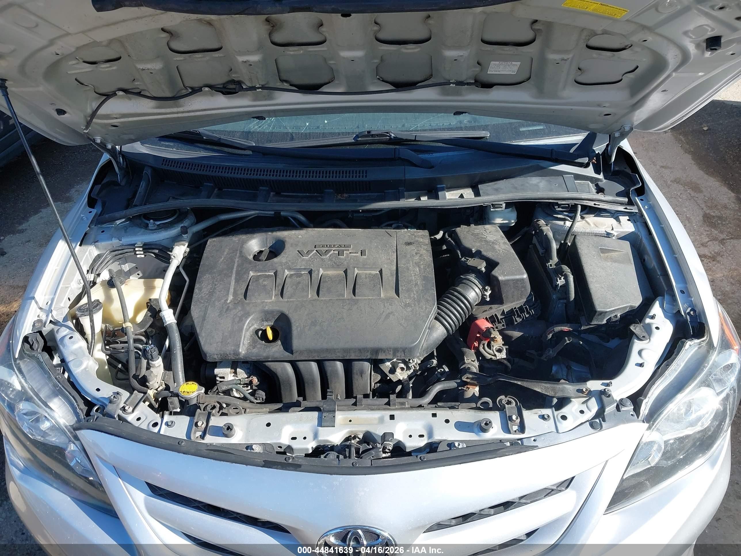 2012 Toyota Corolla S Silver vin: 5YFBU4EE5CP012826
