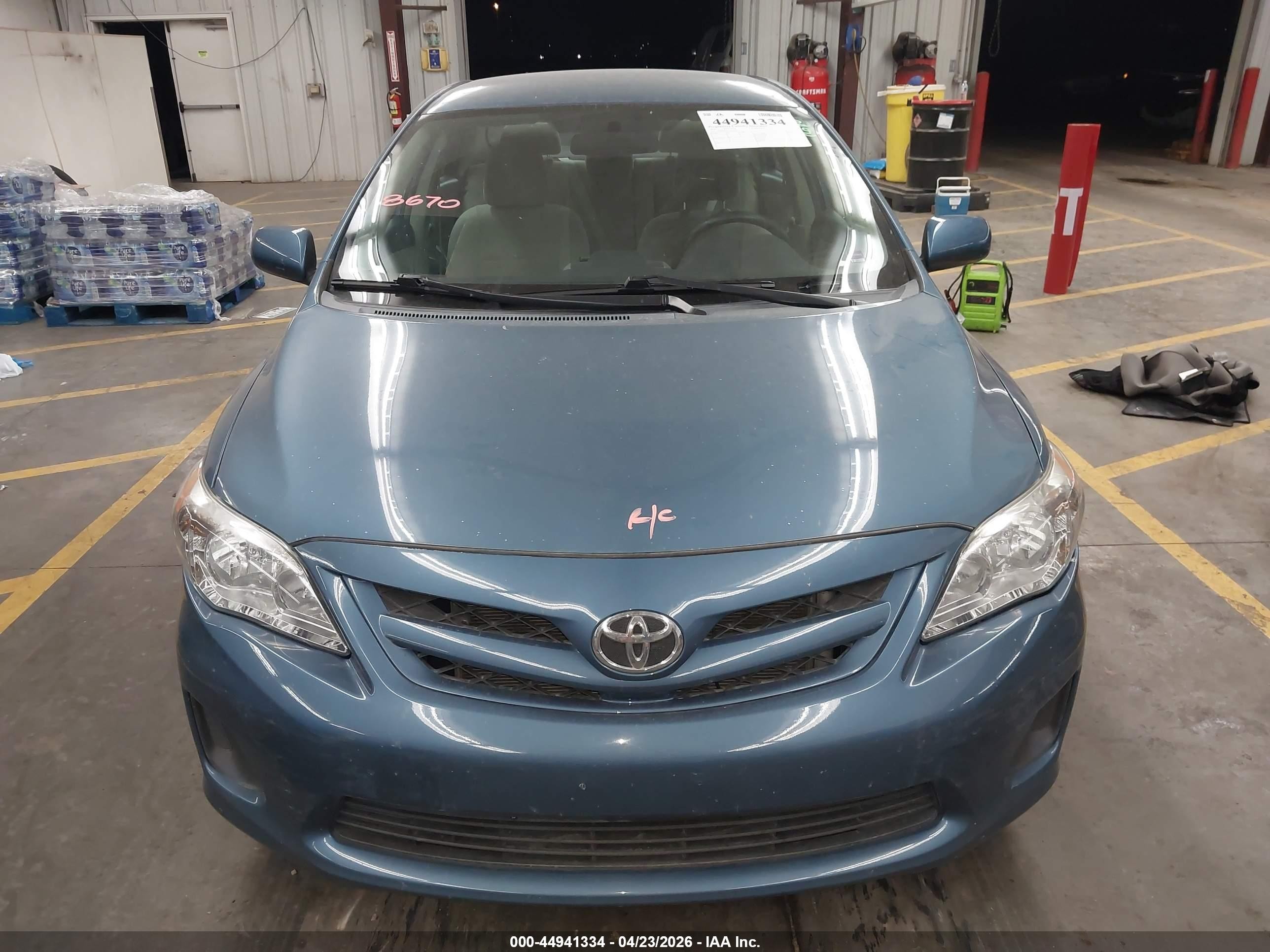 2012 Toyota Corolla Le Light Blue vin: 5YFBU4EE5CP022773