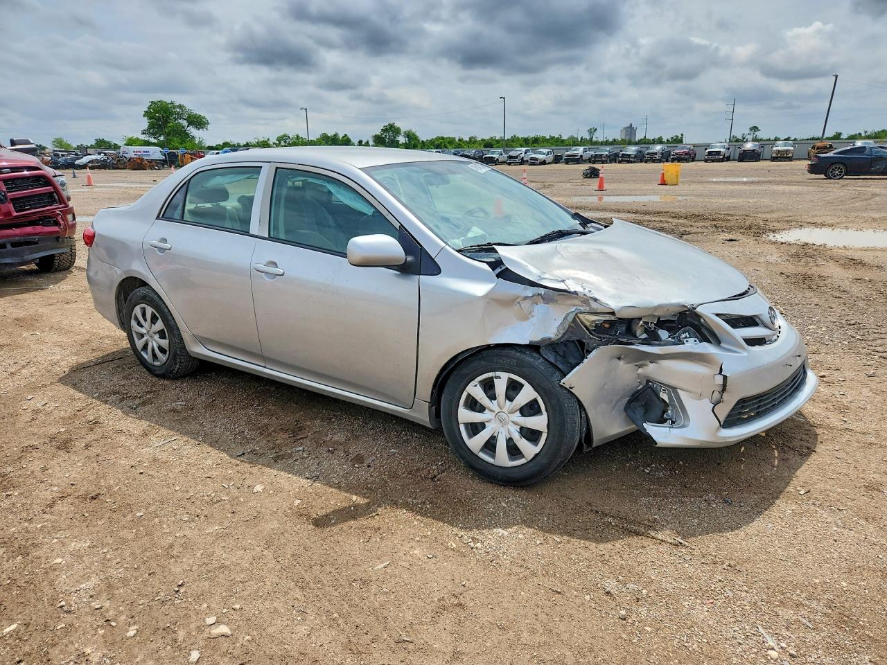 2012 Toyota Carolla Silver vin: 5YFBU4EE5CP026967