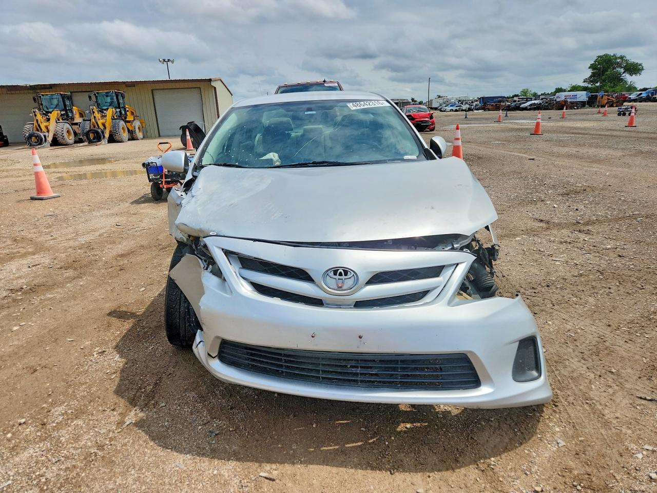 2012 Toyota Carolla Silver vin: 5YFBU4EE5CP026967