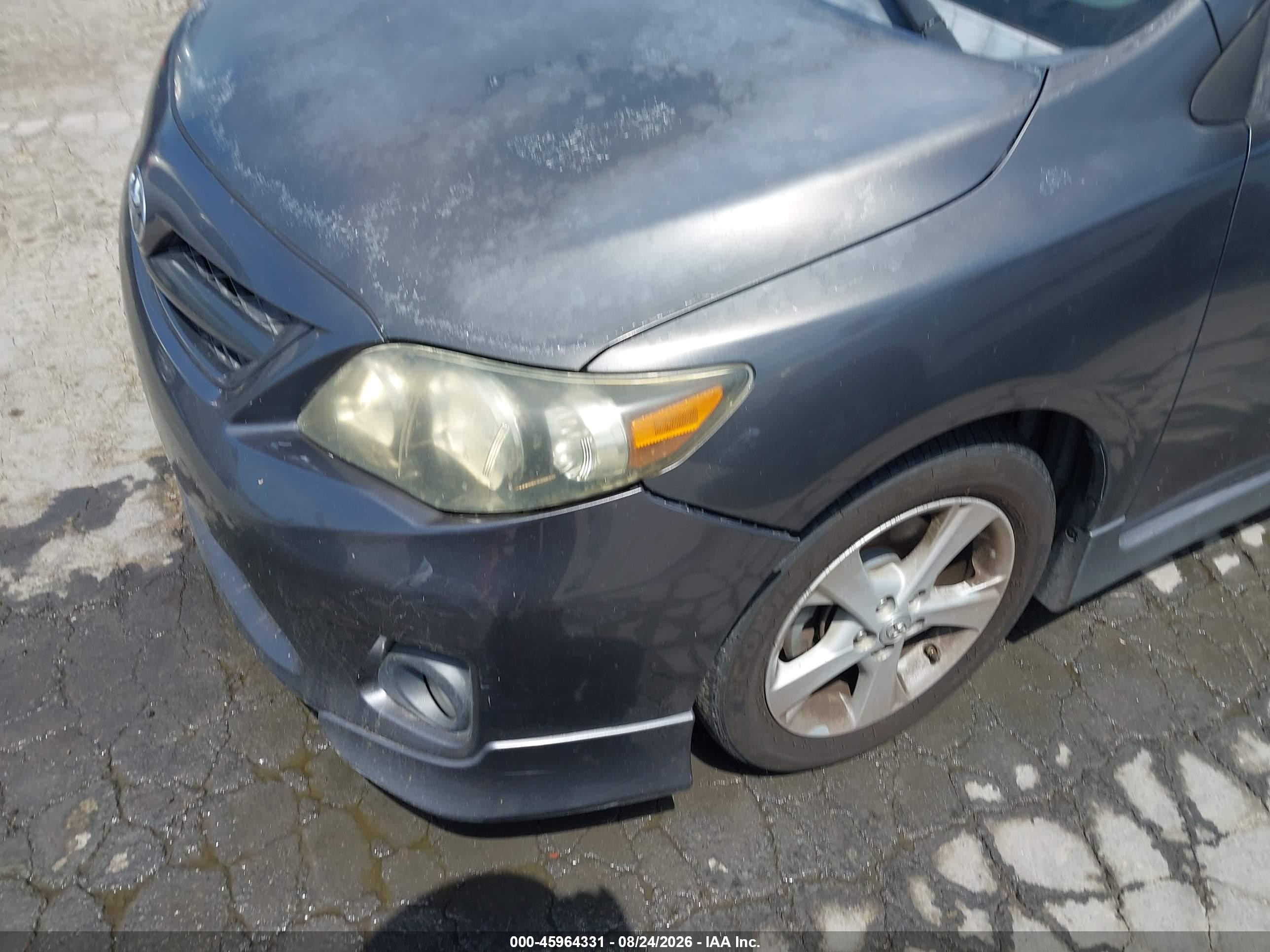 2012 Toyota Corolla S Black vin: 5YFBU4EE5CP030114