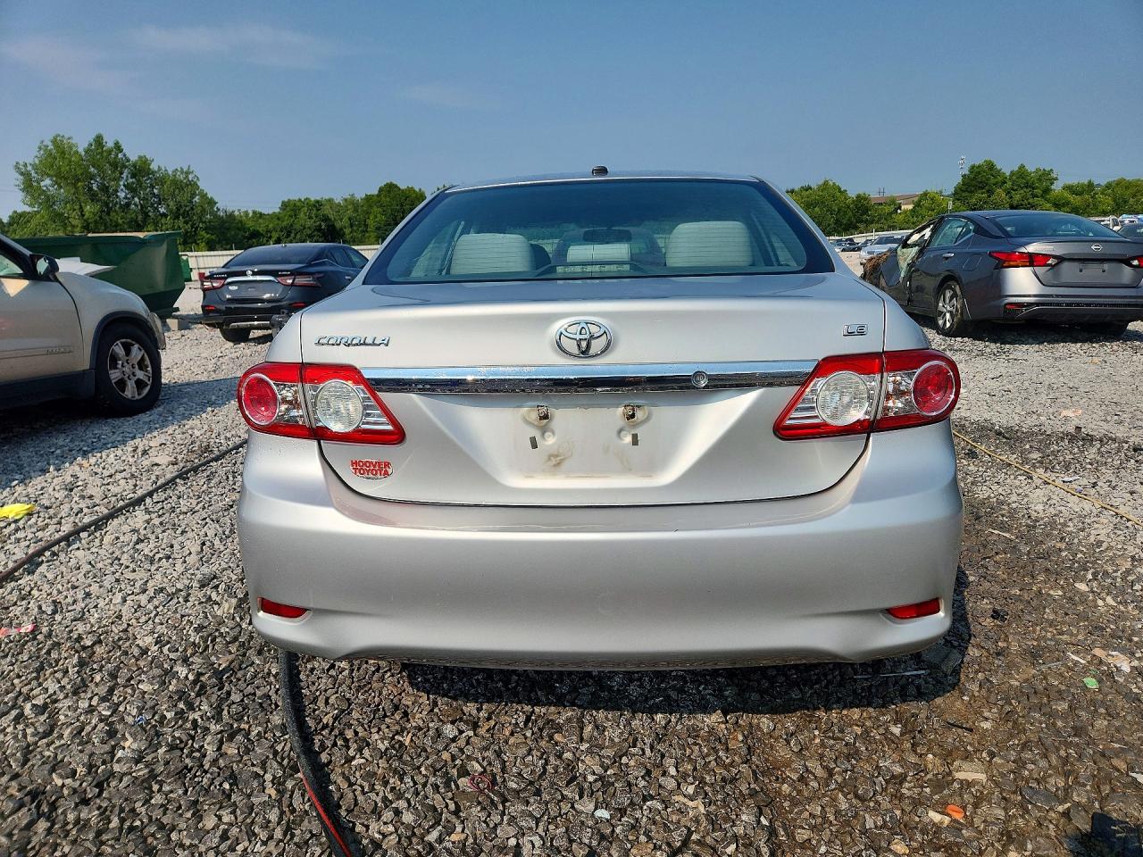 2012 Toyota Corolla Le Silver vin: 5YFBU4EE5CP032610