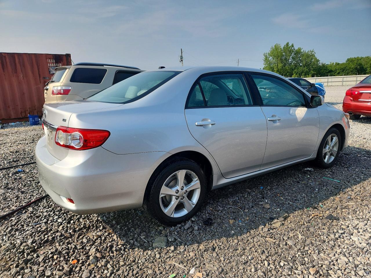 2012 Toyota Corolla Le Silver vin: 5YFBU4EE5CP032610