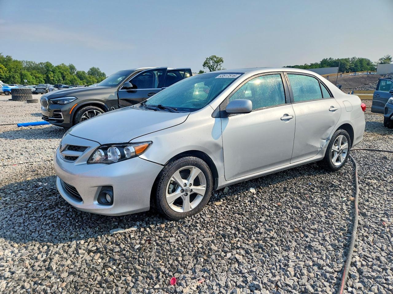 2012 Toyota Corolla Le Silver vin: 5YFBU4EE5CP032610