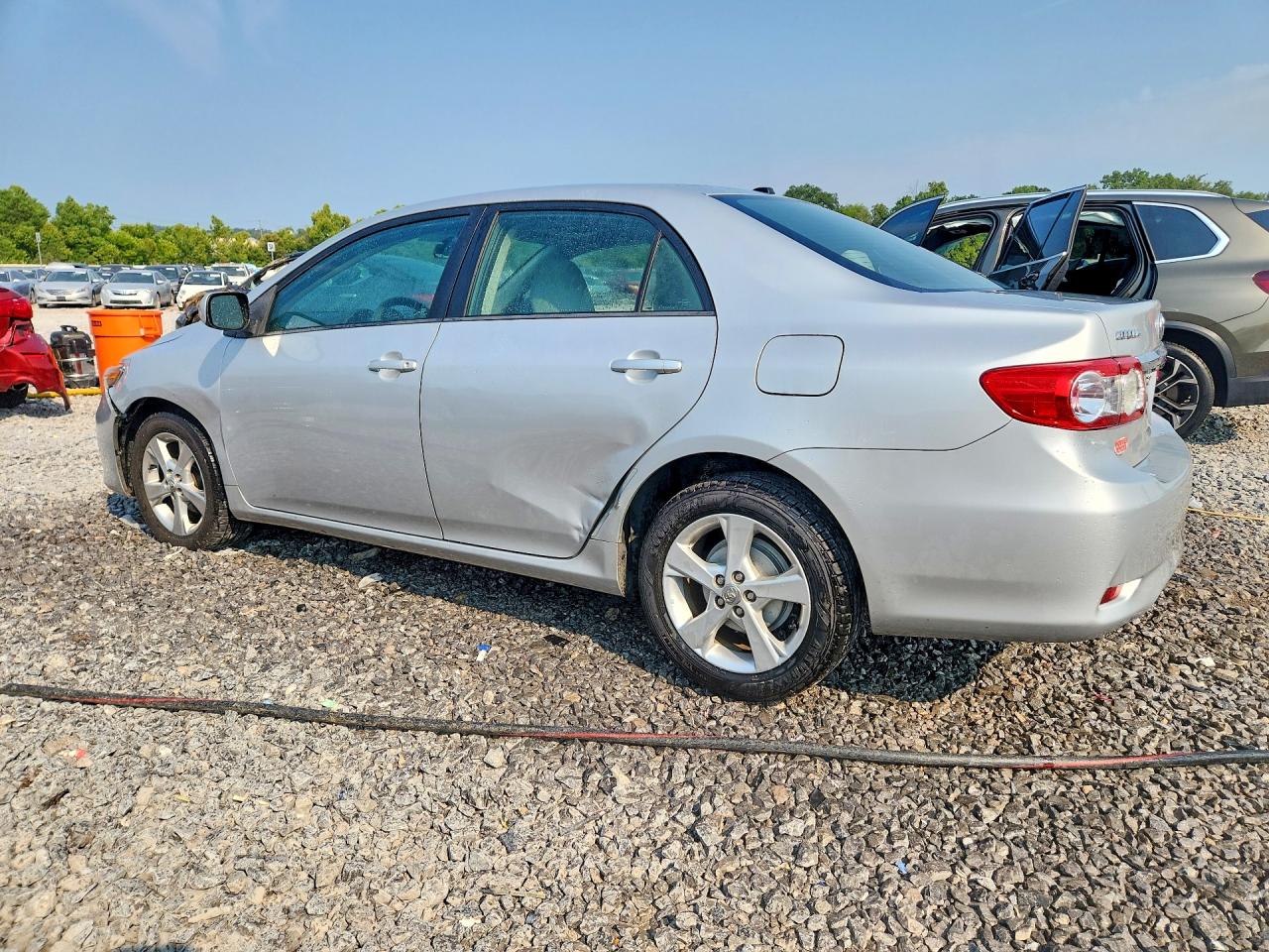 2012 Toyota Corolla Le Silver vin: 5YFBU4EE5CP032610