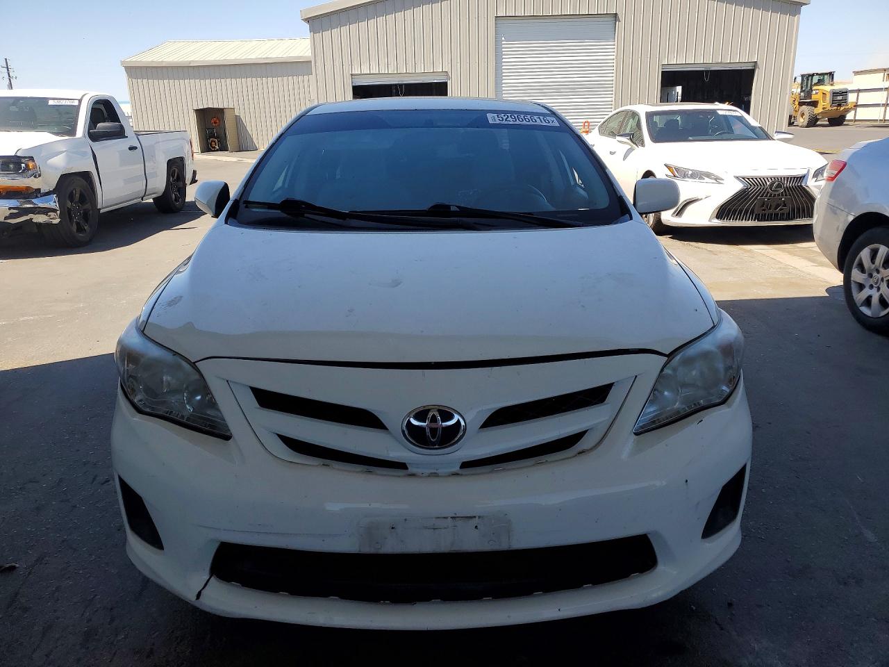 2012 Toyota Corolla L White vin: 5YFBU4EE5CP036415