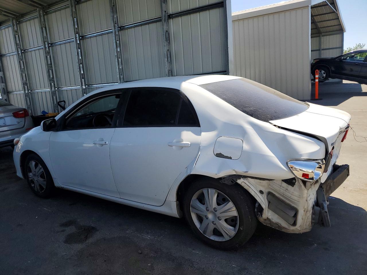 2012 Toyota Corolla L White vin: 5YFBU4EE5CP036415