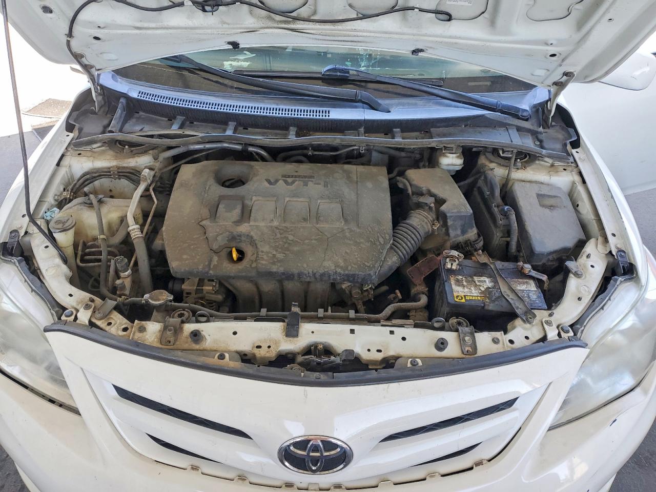 2012 Toyota Corolla L White vin: 5YFBU4EE5CP036415