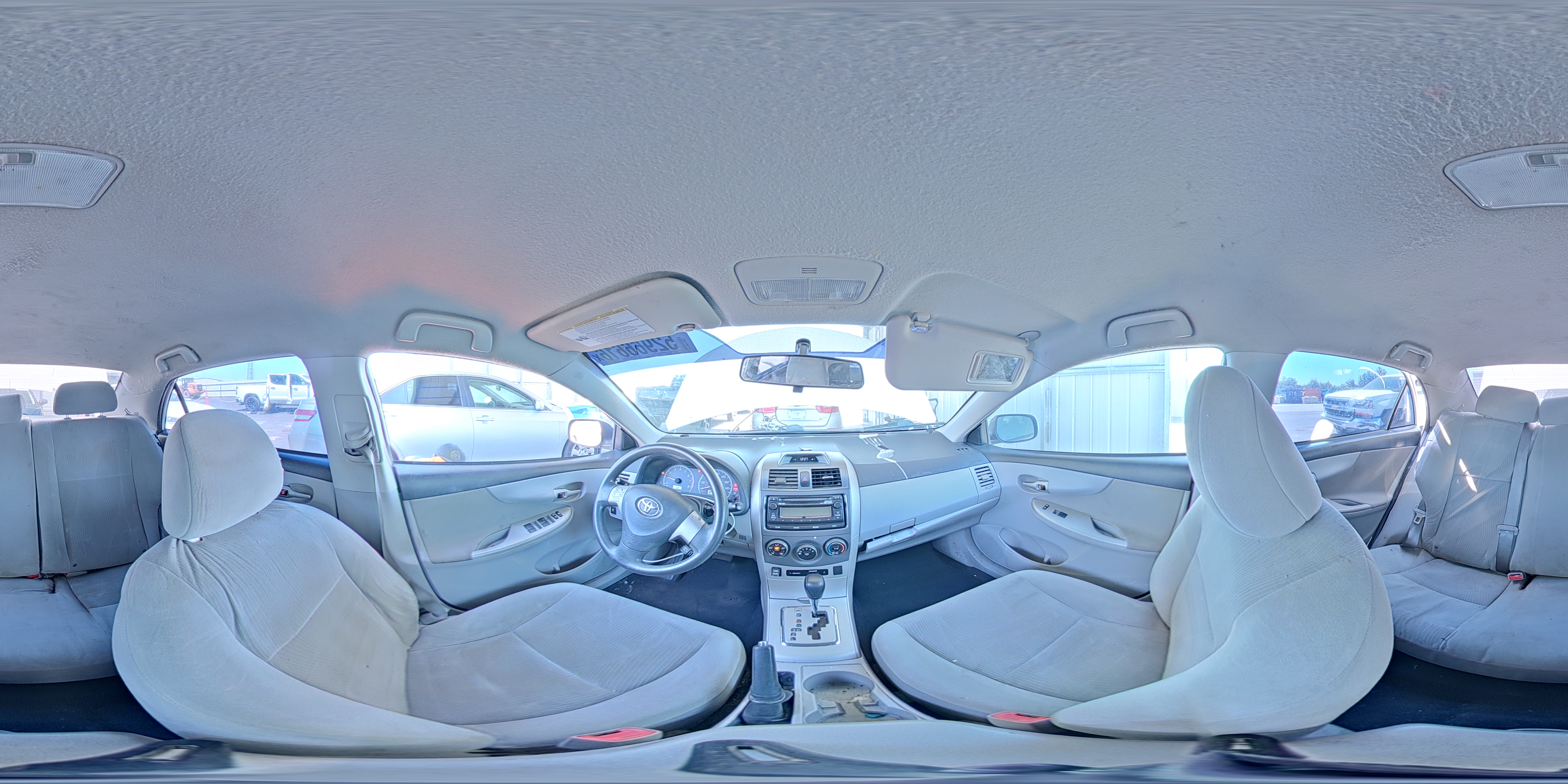2012 Toyota Corolla L White vin: 5YFBU4EE5CP036415