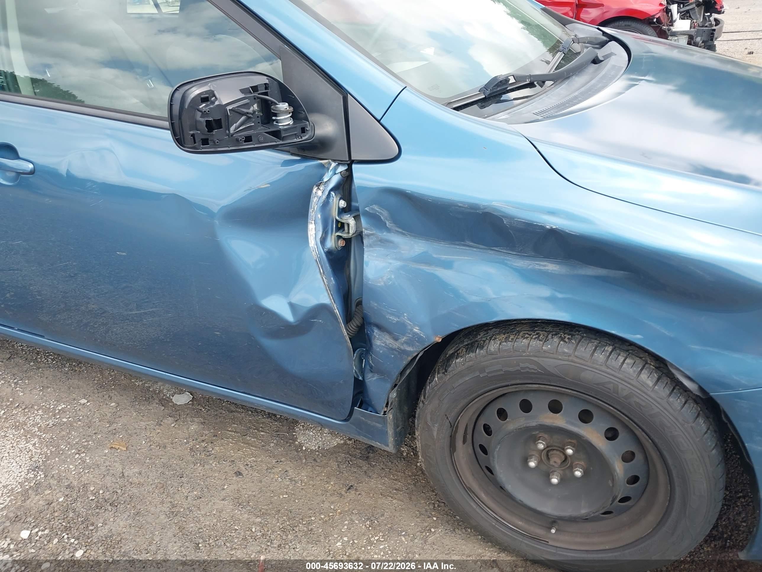 2012 Toyota Corolla Le Blue vin: 5YFBU4EE5CP043347