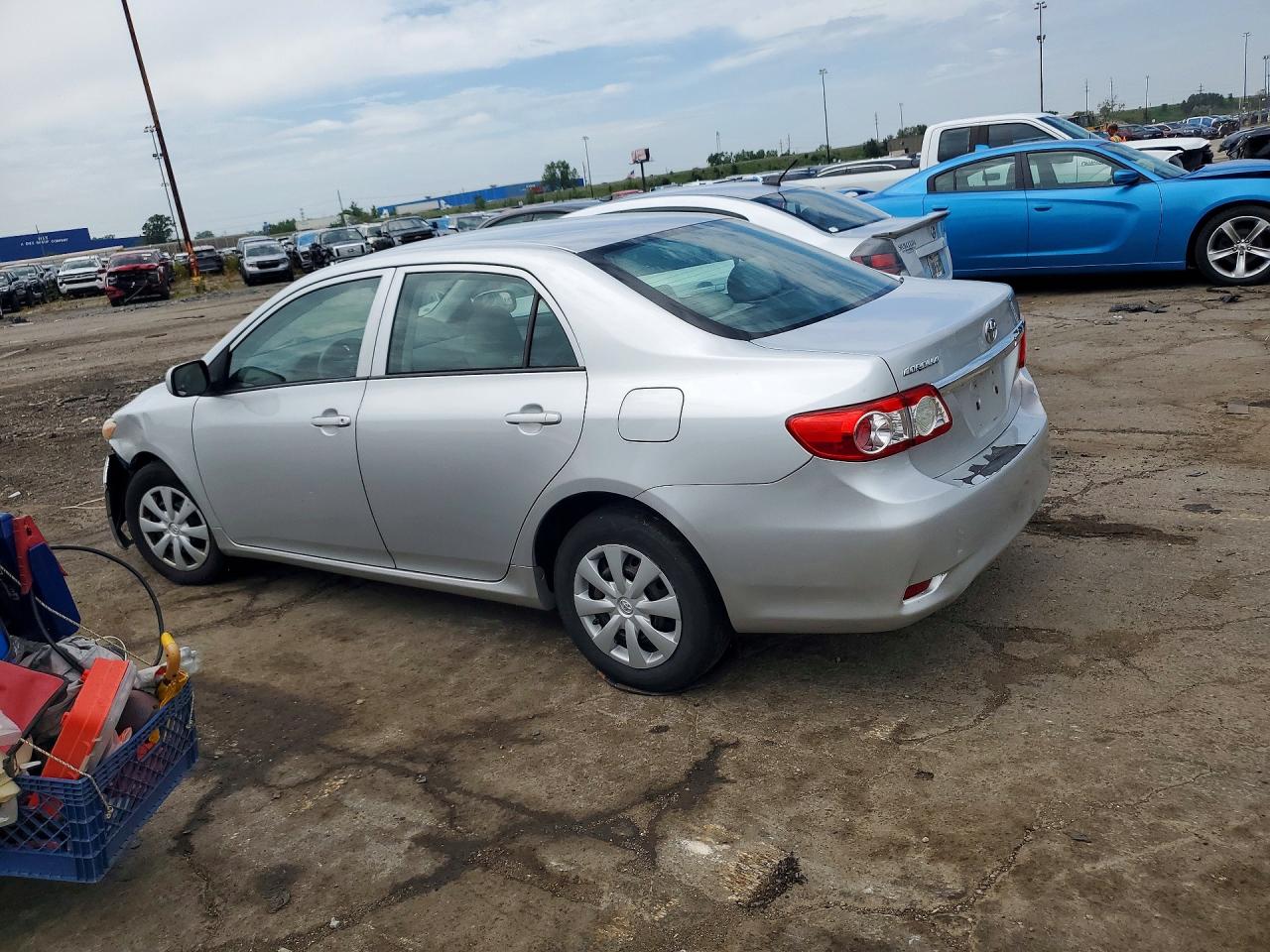 2012 Toyota Corolla L Gray vin: 5YFBU4EE5CP056924