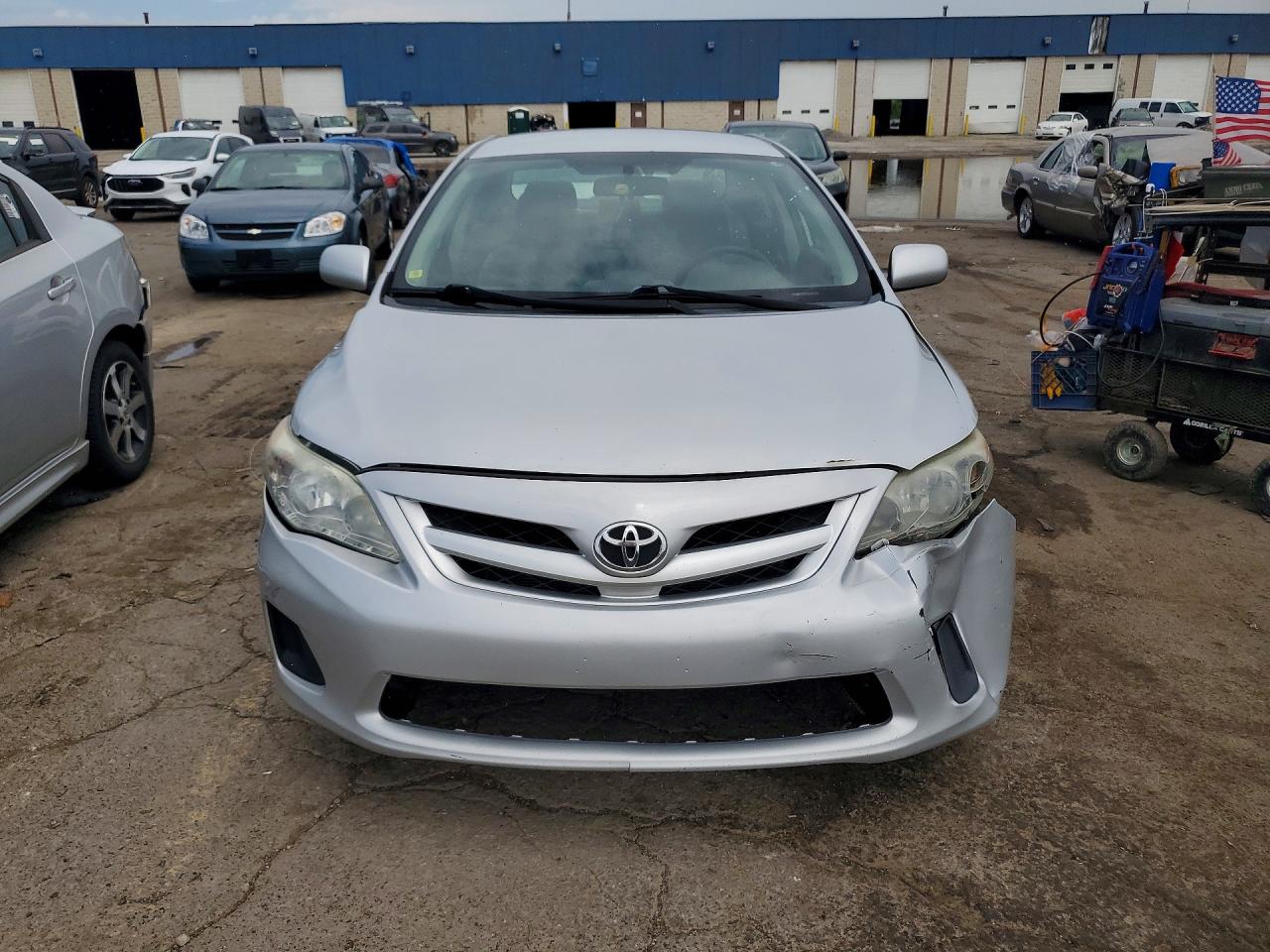 2012 Toyota Corolla L Gray vin: 5YFBU4EE5CP056924