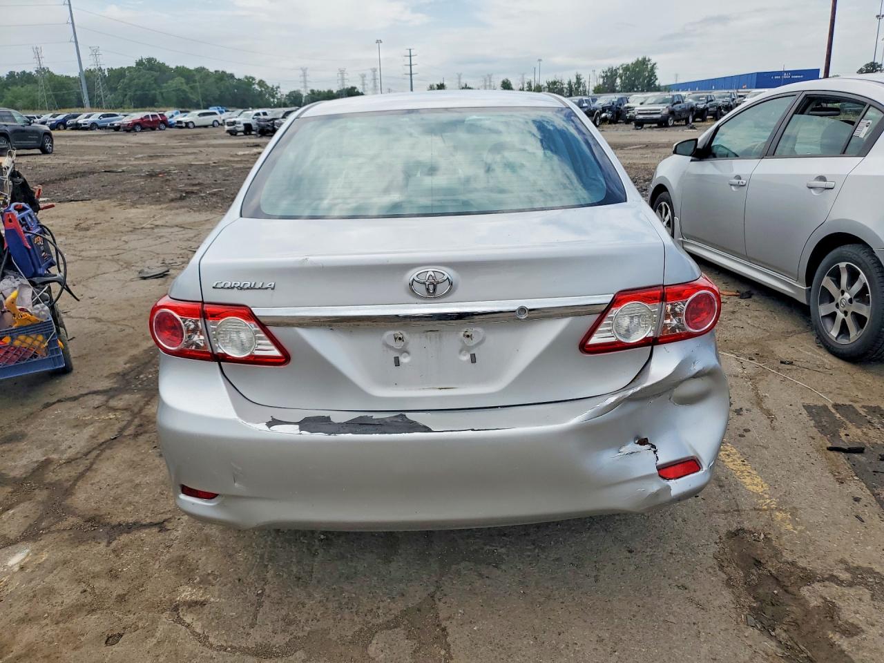 2012 Toyota Corolla L Gray vin: 5YFBU4EE5CP056924