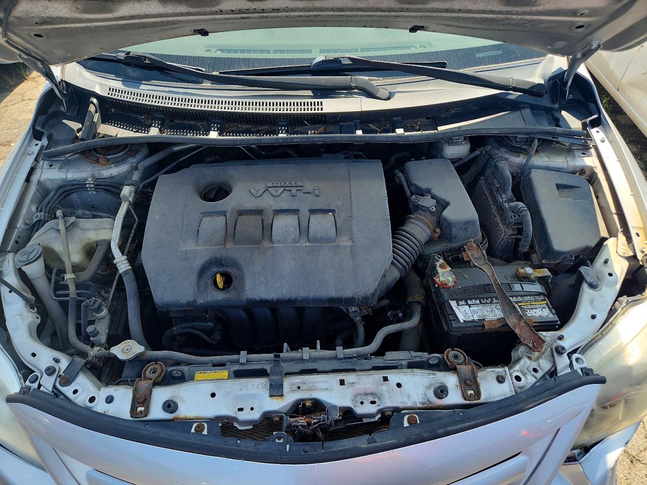 2012 Toyota Corolla L Gray vin: 5YFBU4EE5CP056924