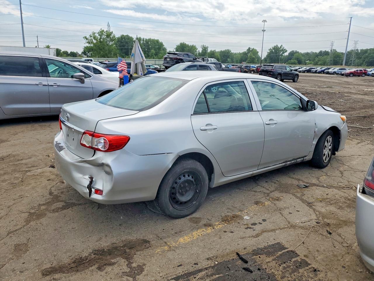 2012 Toyota Corolla L Gray vin: 5YFBU4EE5CP056924