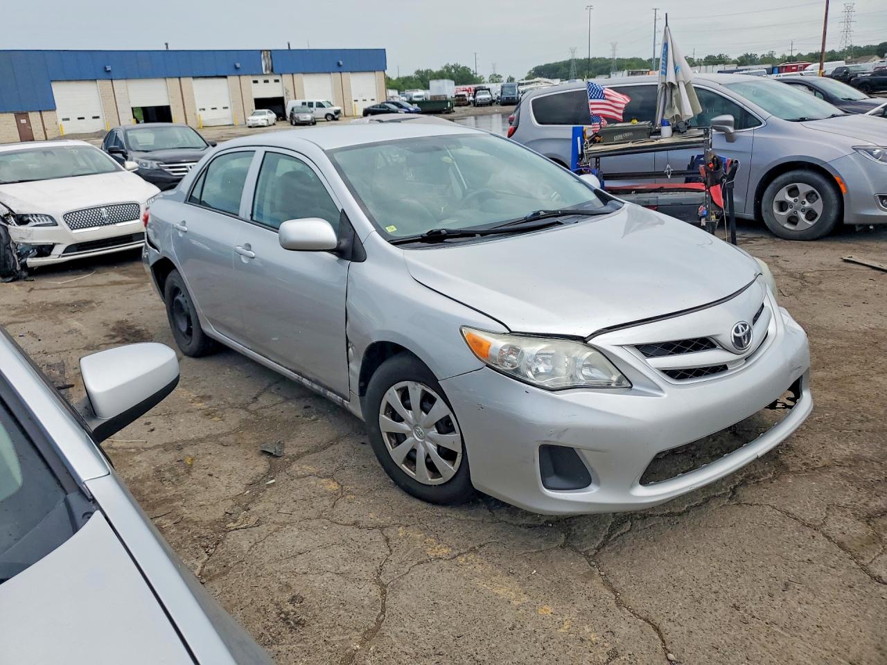 2012 Toyota Corolla L Gray vin: 5YFBU4EE5CP056924