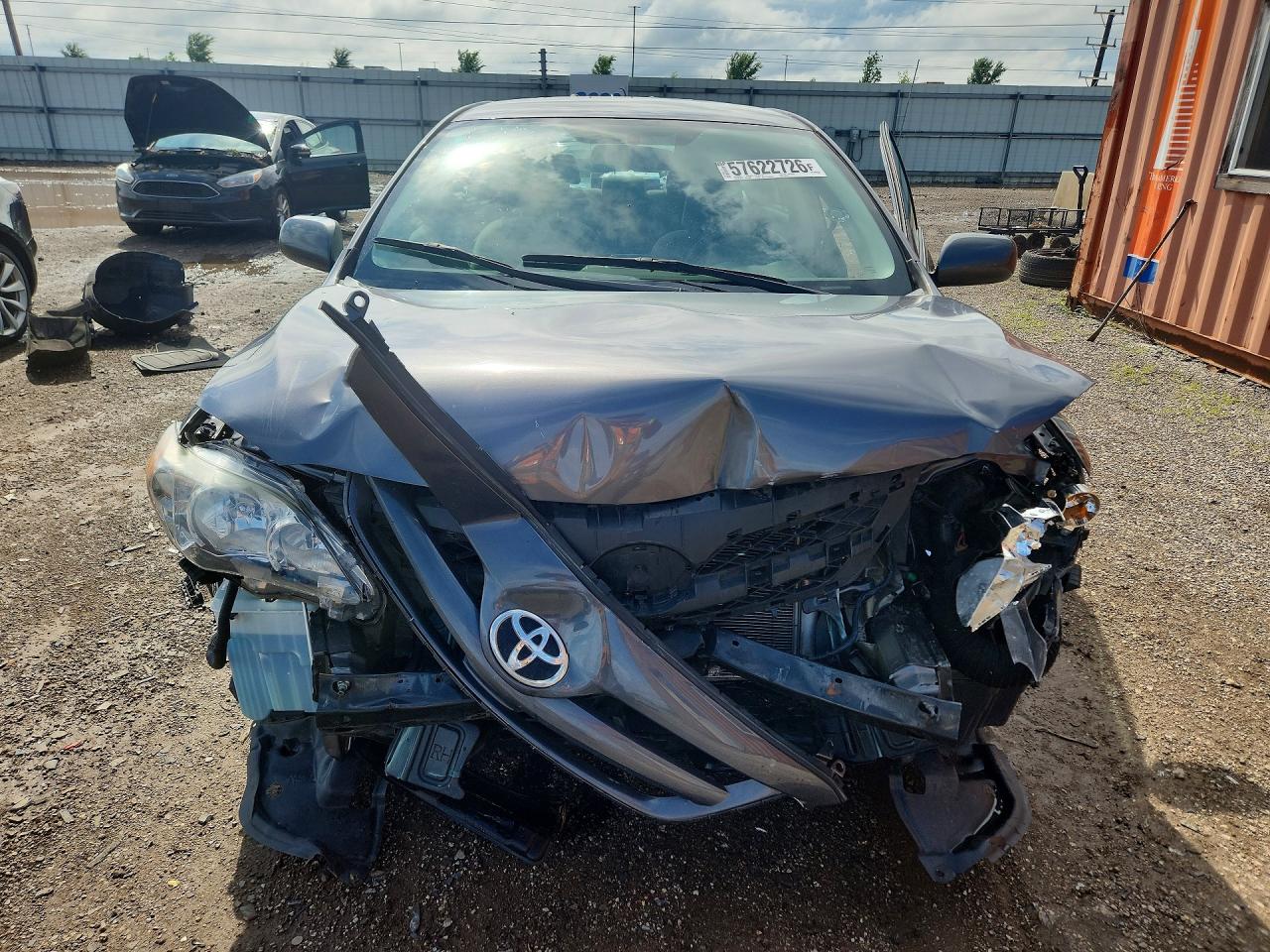 2012 Toyota Corolla Le Серый vin: 5YFBU4EE5CP063758