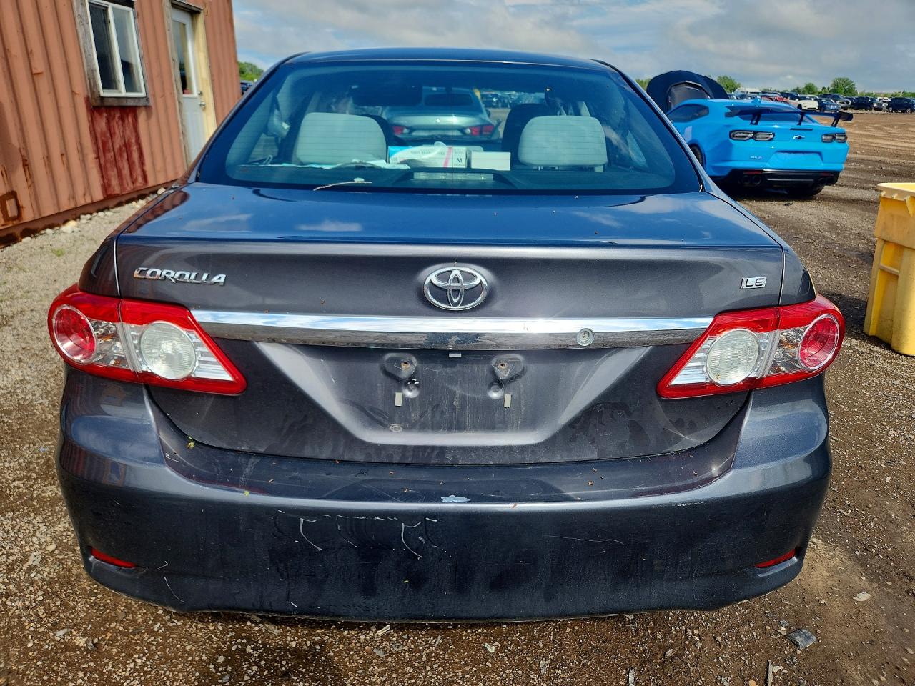 2012 Toyota Corolla Le Серый vin: 5YFBU4EE5CP063758