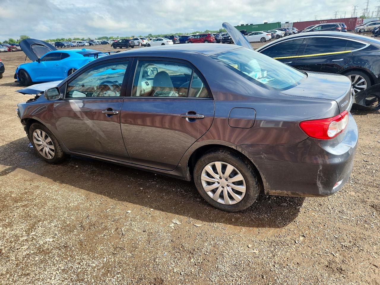 2012 Toyota Corolla Le Серый vin: 5YFBU4EE5CP063758