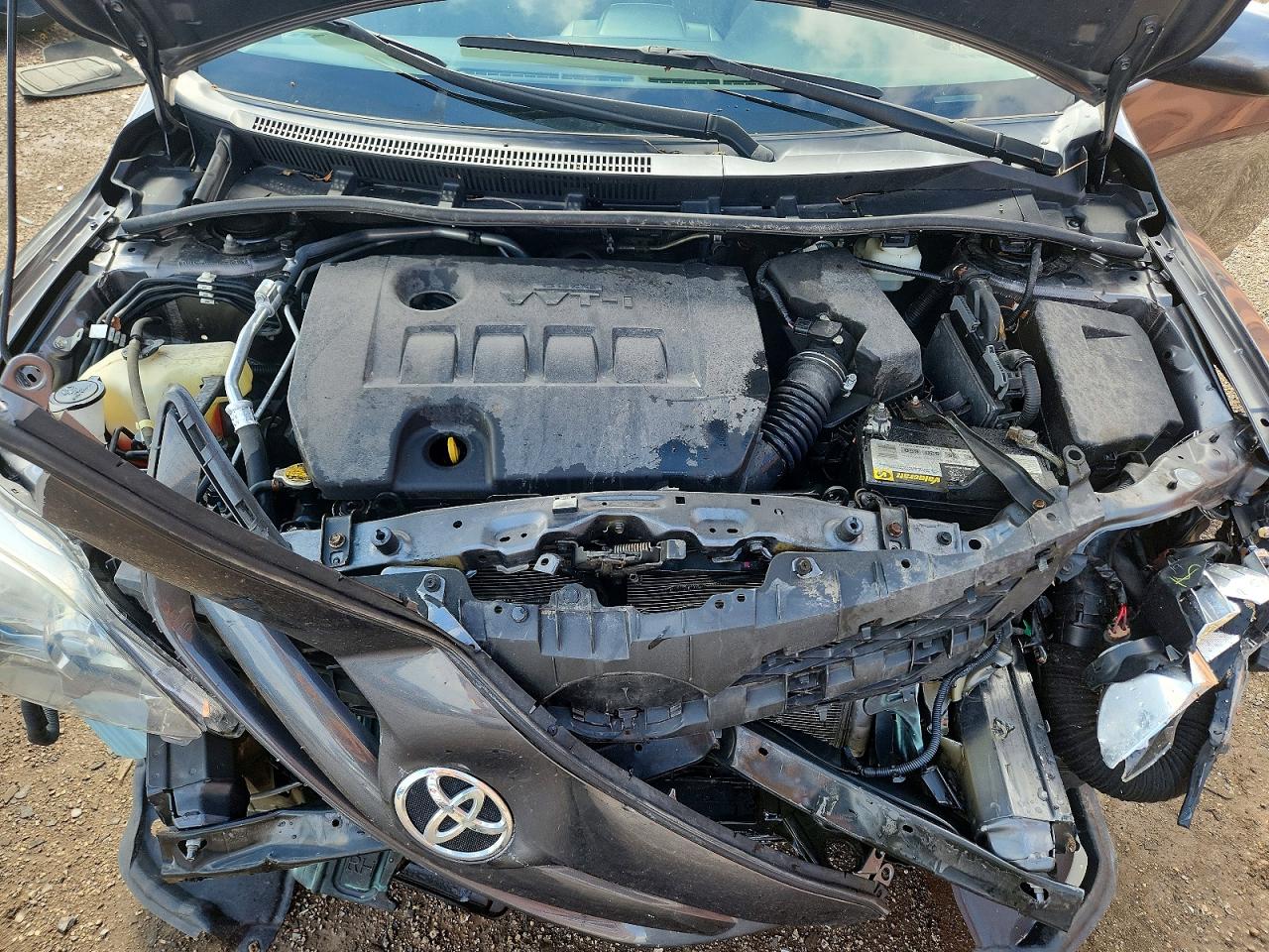 2012 Toyota Corolla Le Серый vin: 5YFBU4EE5CP063758