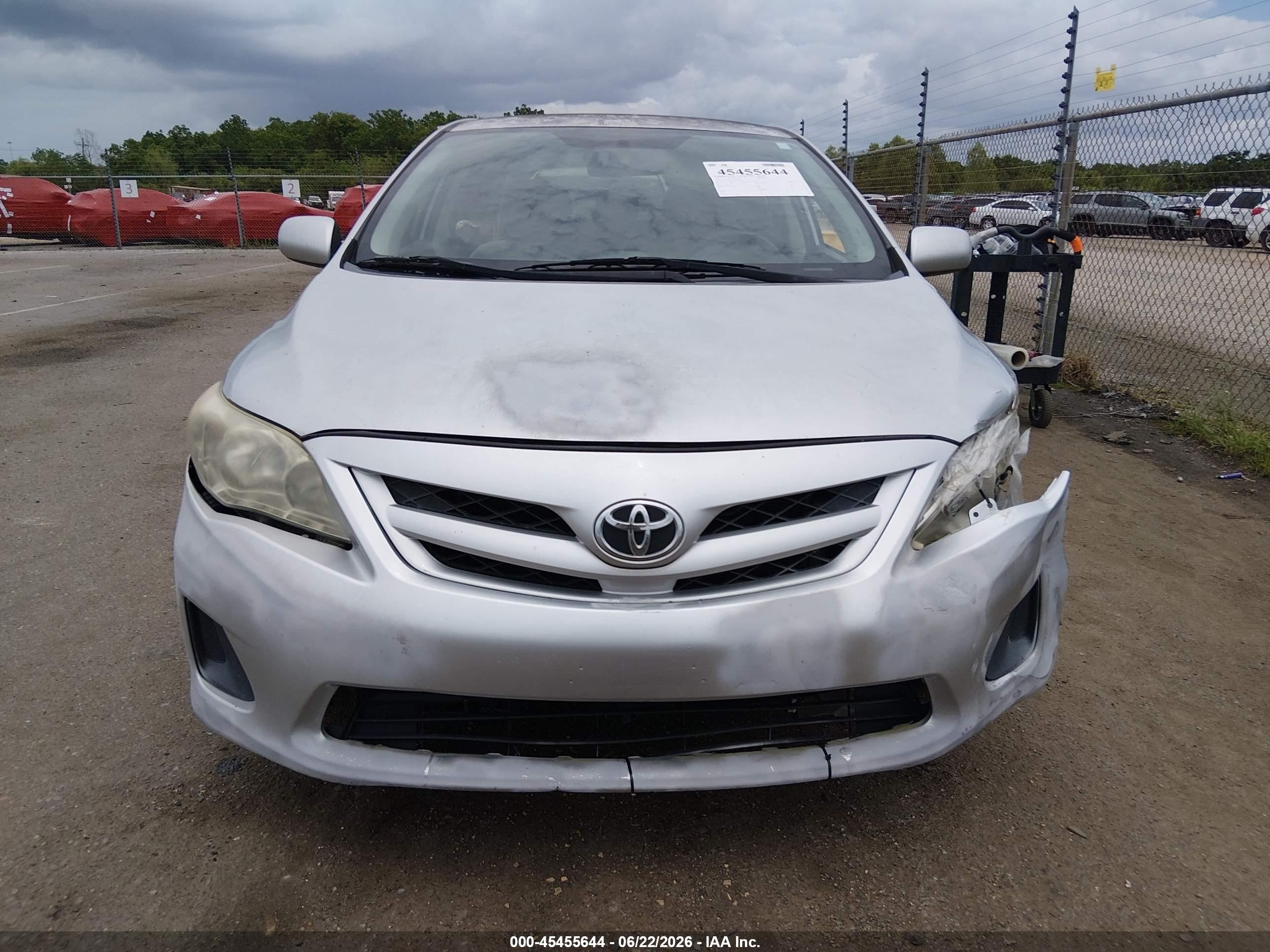 2012 Toyota Corolla Le Silver vin: 5YFBU4EE5CP065221