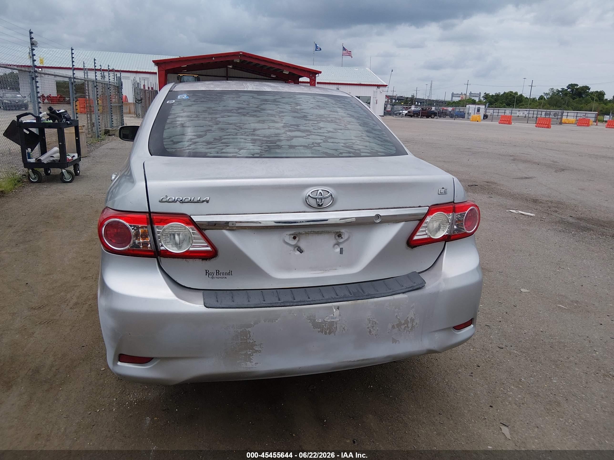 2012 Toyota Corolla Le Silver vin: 5YFBU4EE5CP065221