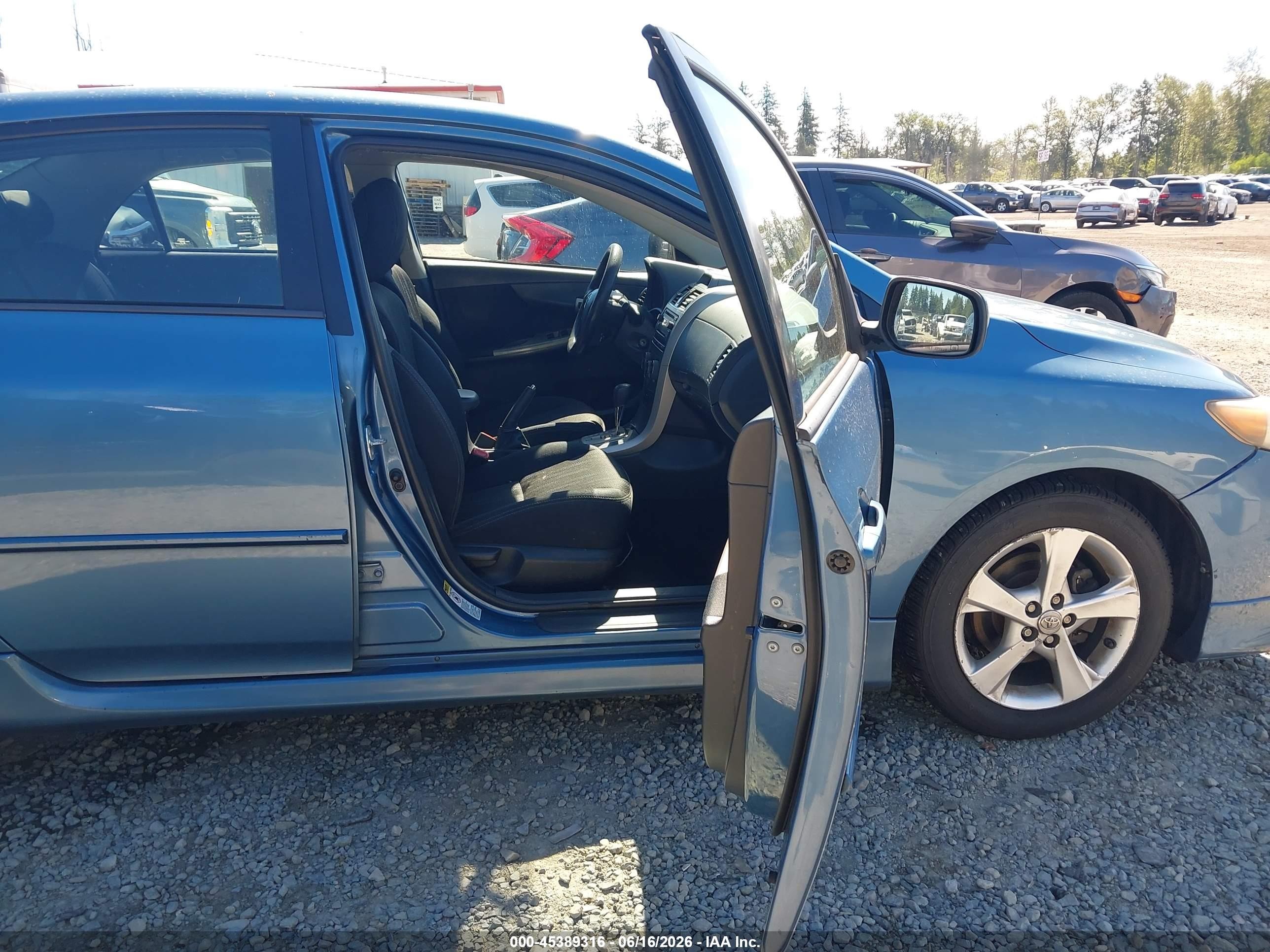 2012 Toyota Corolla S Blue vin: 5YFBU4EE5CP070242