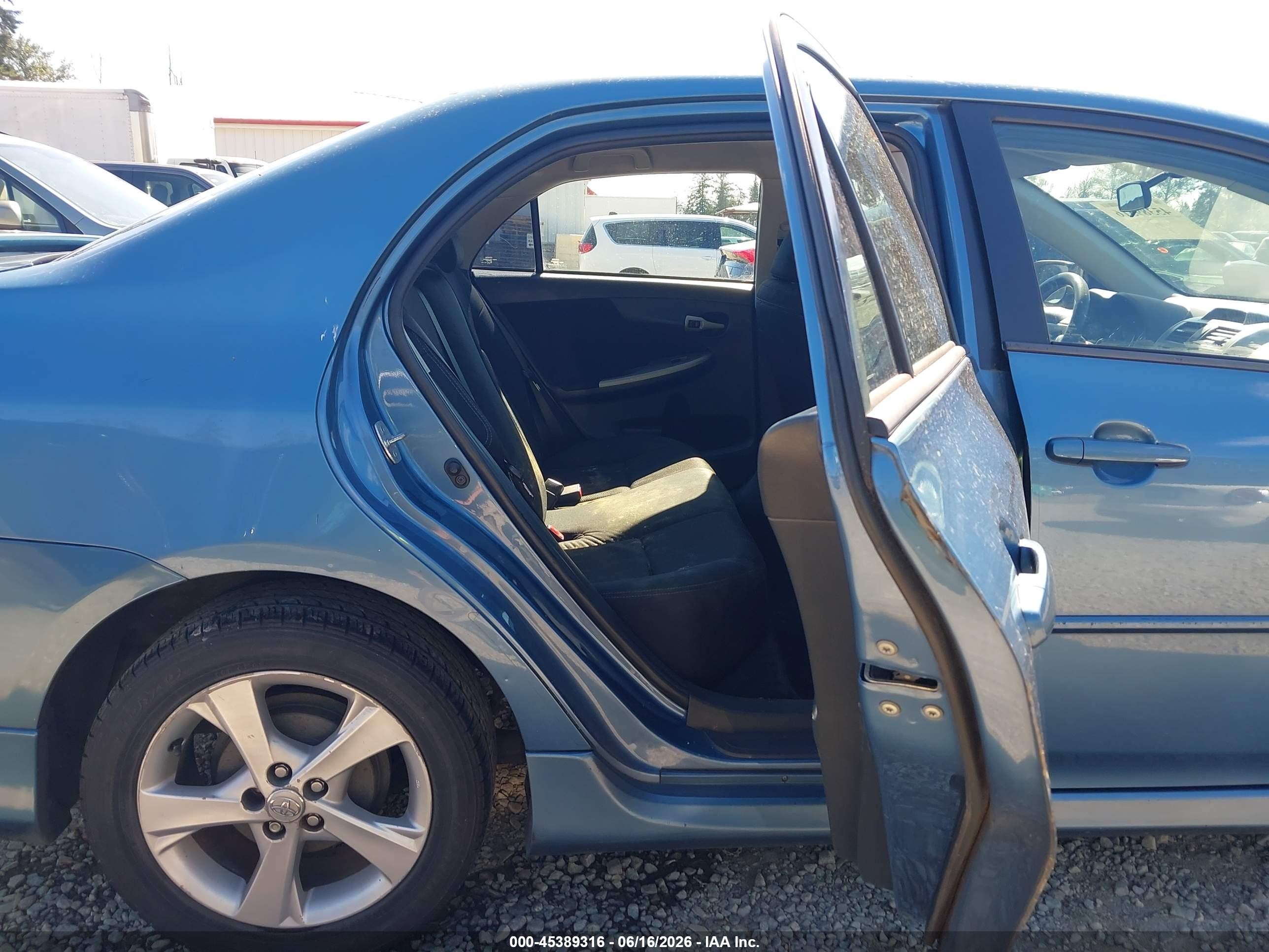 2012 Toyota Corolla S Blue vin: 5YFBU4EE5CP070242