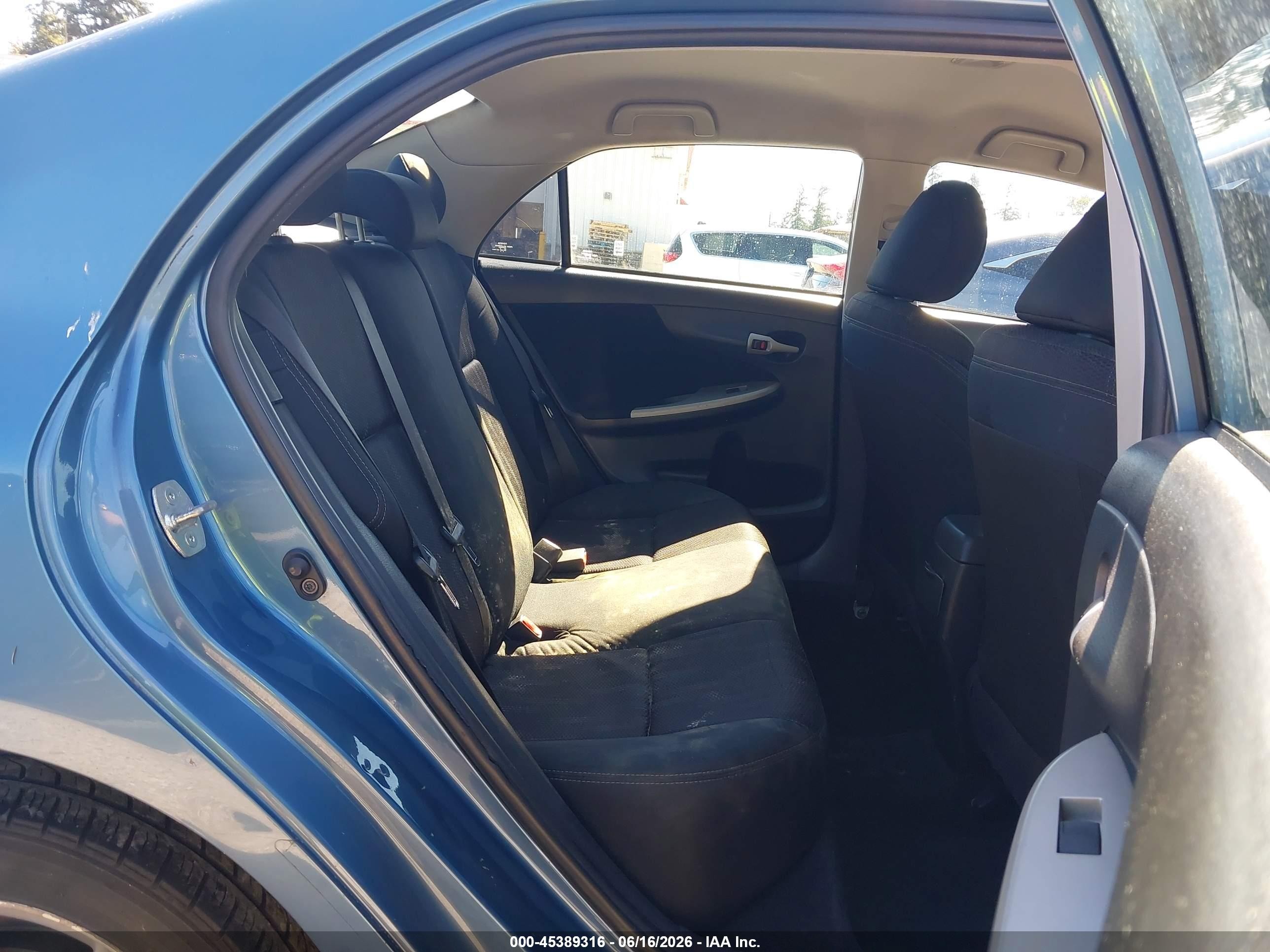 2012 Toyota Corolla S Blue vin: 5YFBU4EE5CP070242