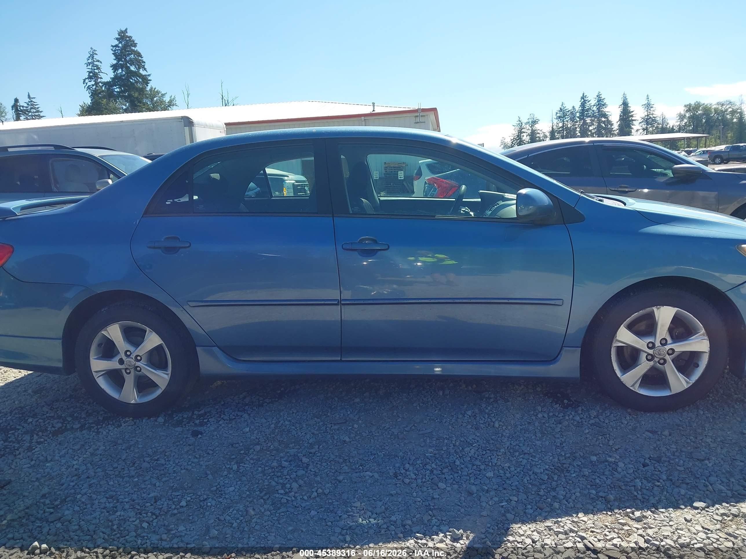 2012 Toyota Corolla S Blue vin: 5YFBU4EE5CP070242