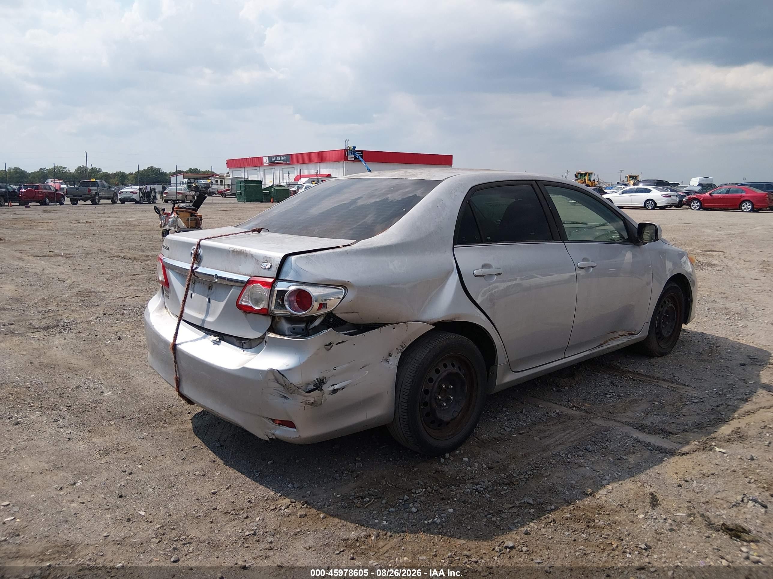 2013 Toyota Corolla Le Silver vin: 5YFBU4EE5DP086037