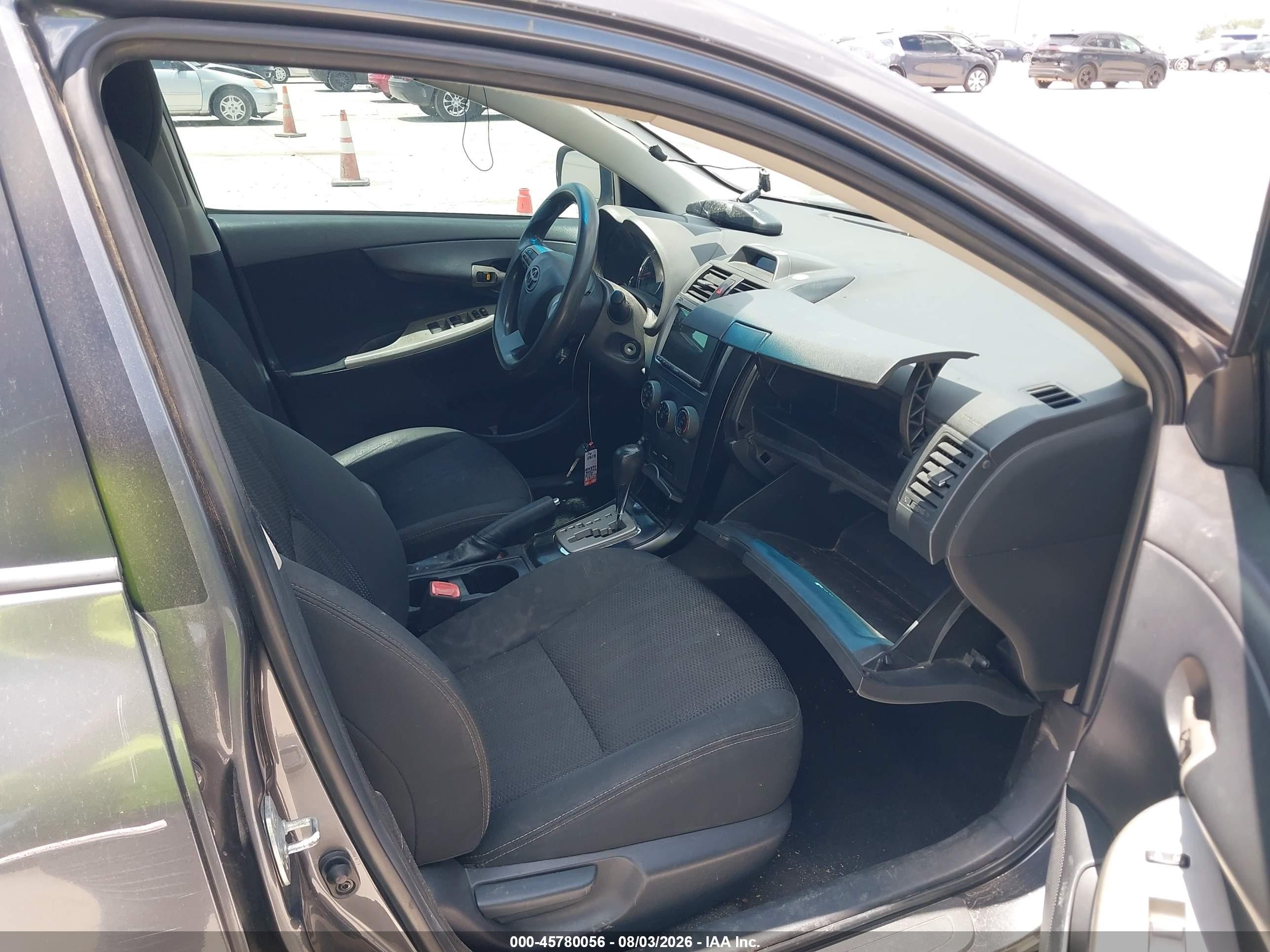 2013 Toyota Corolla S Gray vin: 5YFBU4EE5DP093361