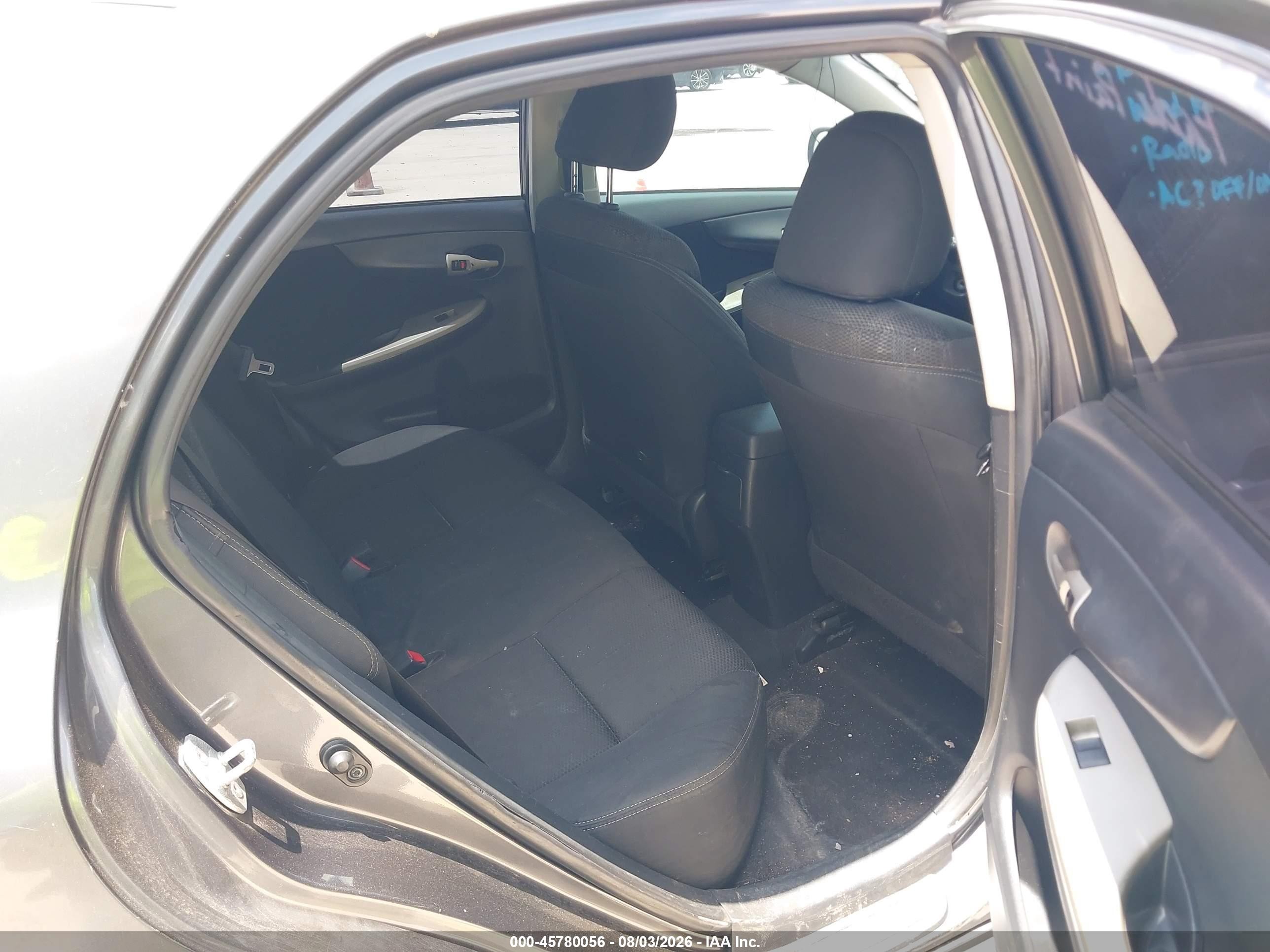 2013 Toyota Corolla S Gray vin: 5YFBU4EE5DP093361