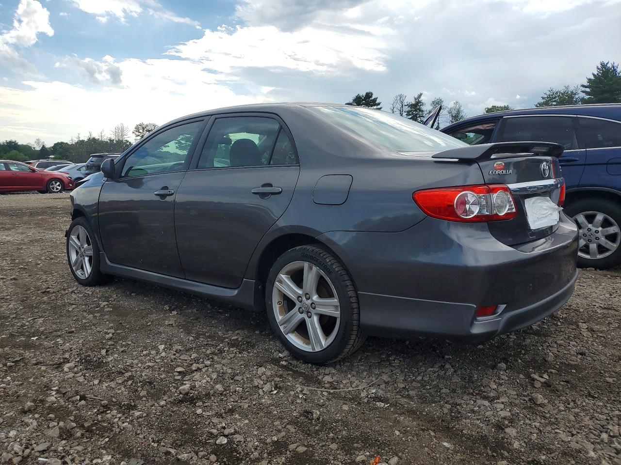2013 Toyota Corolla S Gray vin: 5YFBU4EE5DP093859