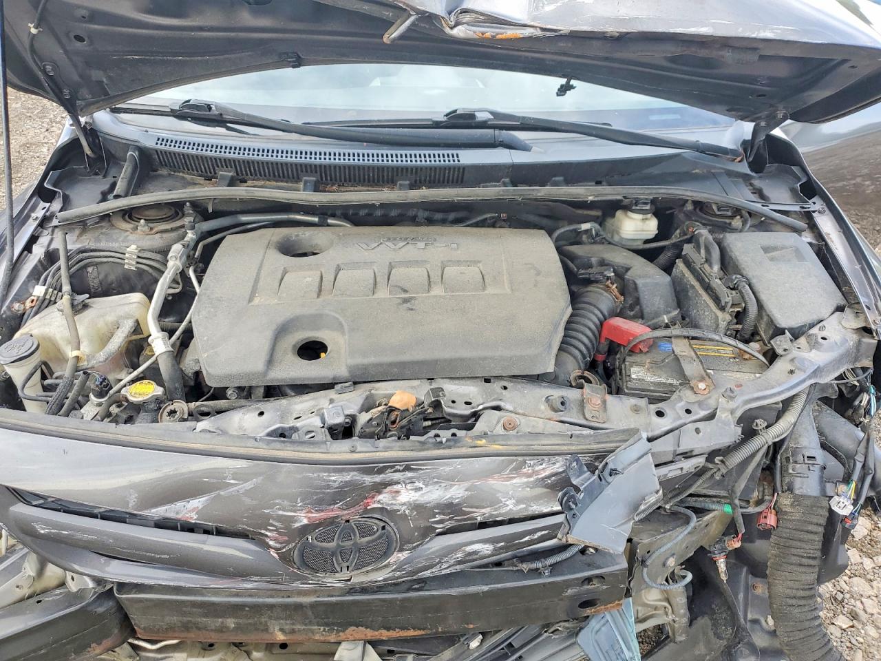 2013 Toyota Corolla S Gray vin: 5YFBU4EE5DP093859
