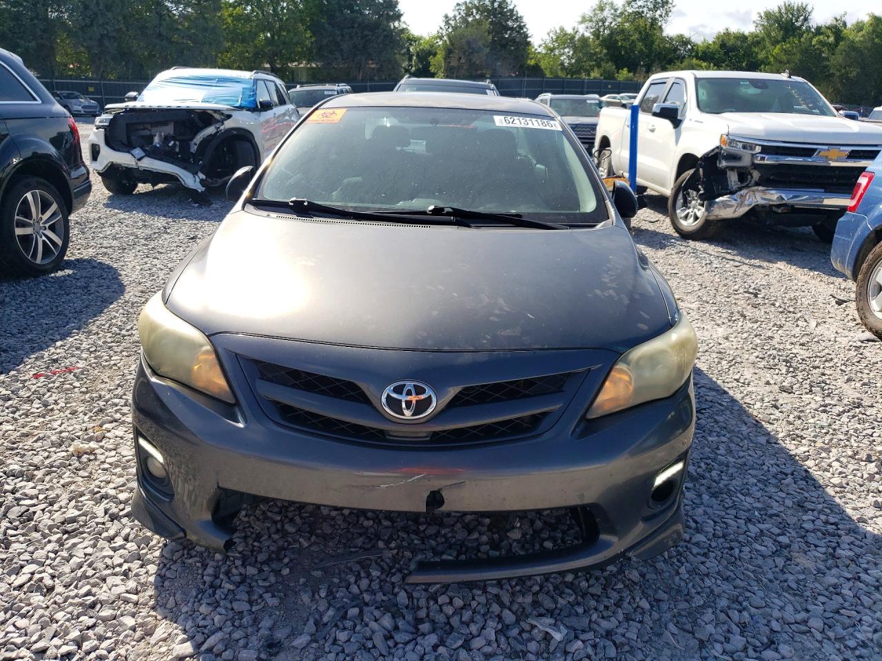 2013 Toyota Corolla S Gray vin: 5YFBU4EE5DP103967