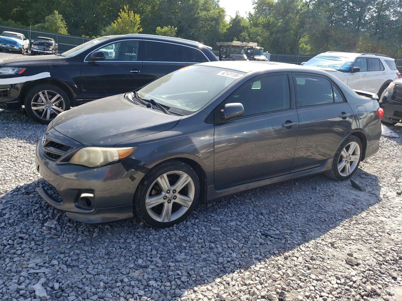 2013 Toyota Corolla S Gray vin: 5YFBU4EE5DP103967