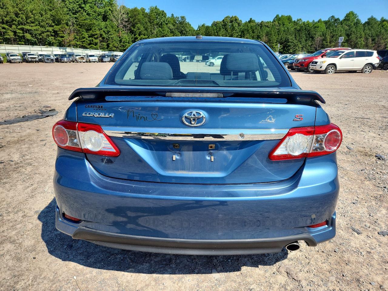 2013 Toyota Corolla S Синий vin: 5YFBU4EE5DP105329