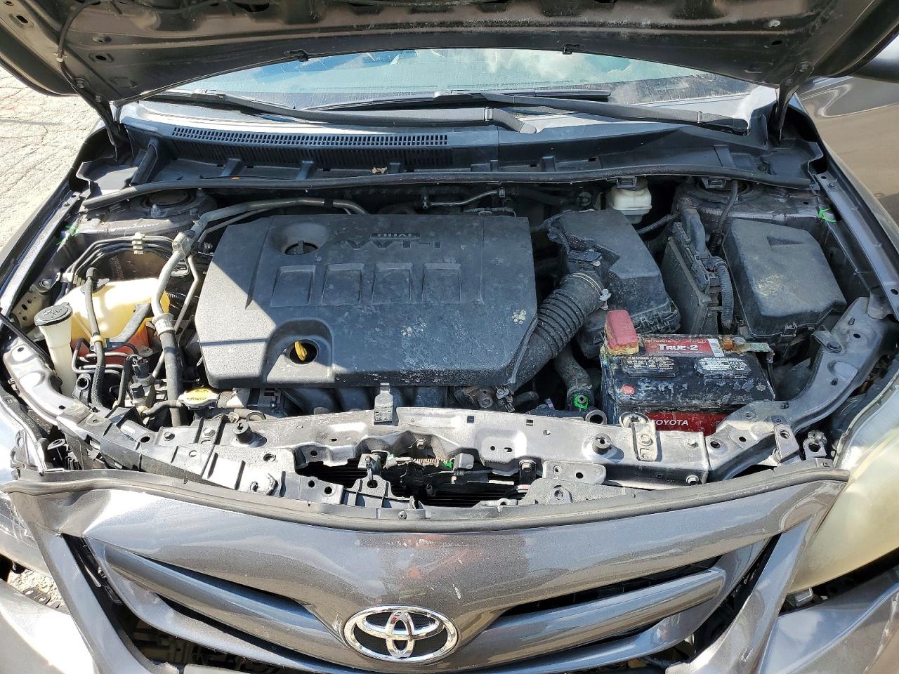 2013 Toyota Corolla S Gray vin: 5YFBU4EE5DP106917